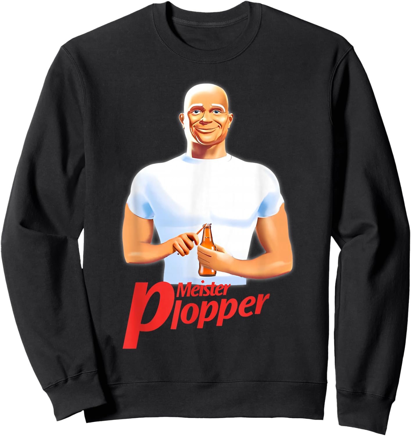 Meister Plopper , black Sweatshirt - Sweatshirt | Black
