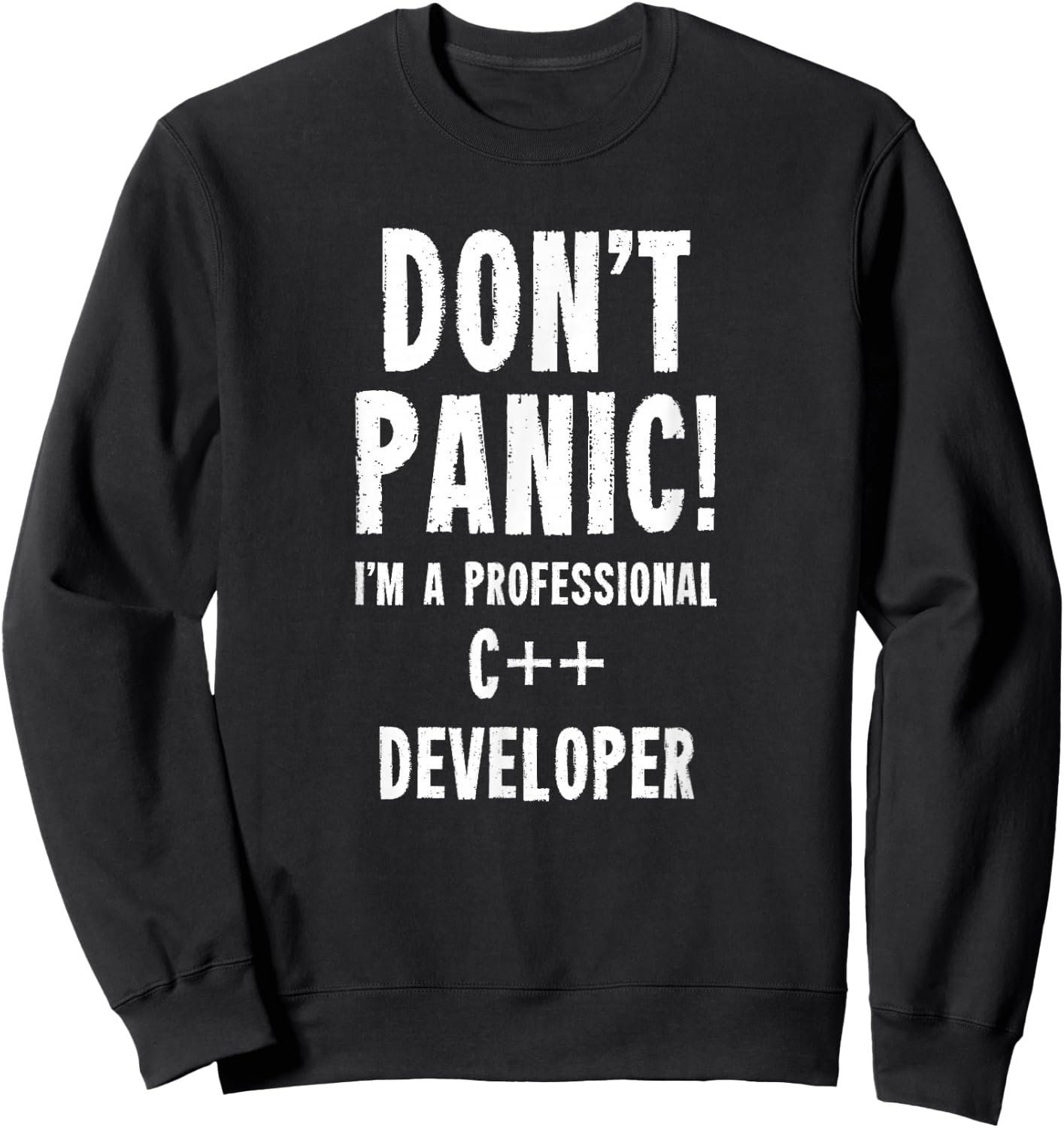 Developer C++ , Black, S Sweatshirt - Sweatshirt | Black