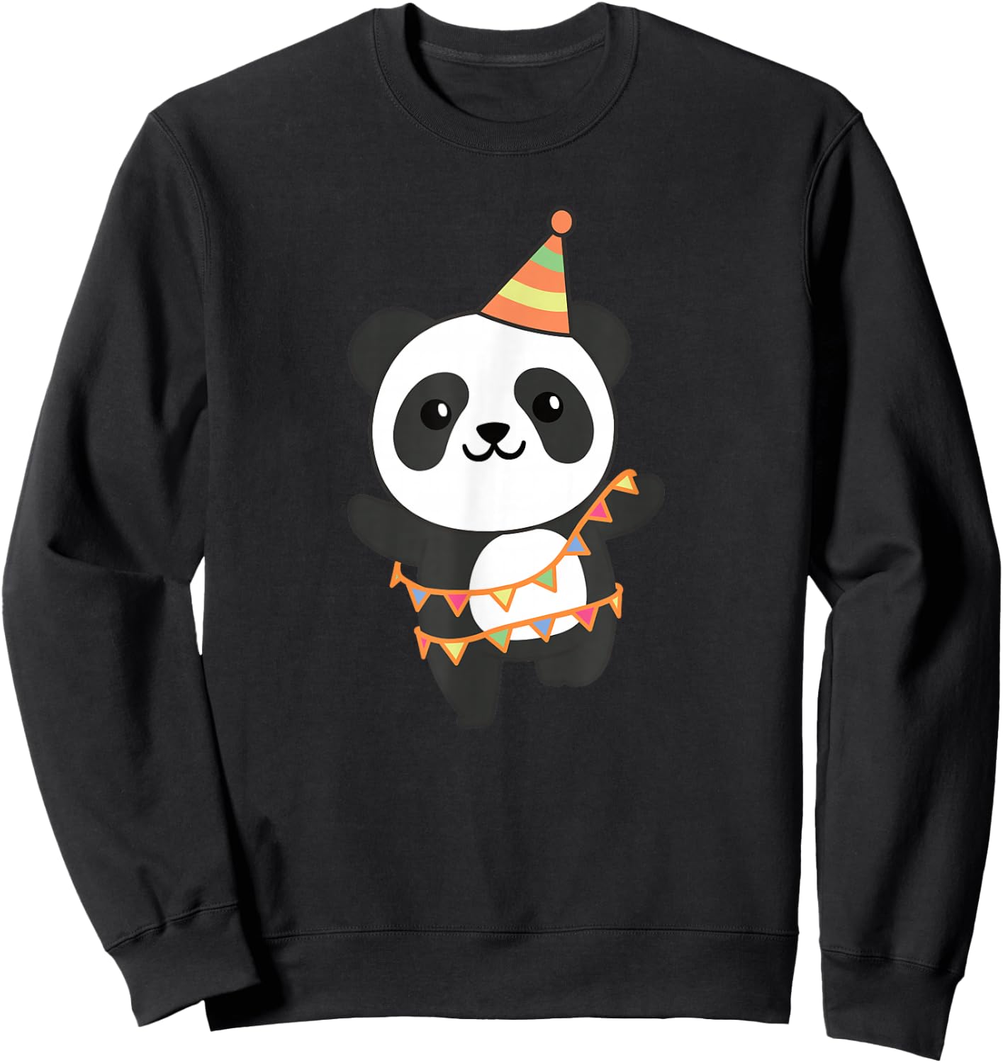 Birthday Panda For Kids A Birthday Panda Sweatshirt - Sweatshirt | Black