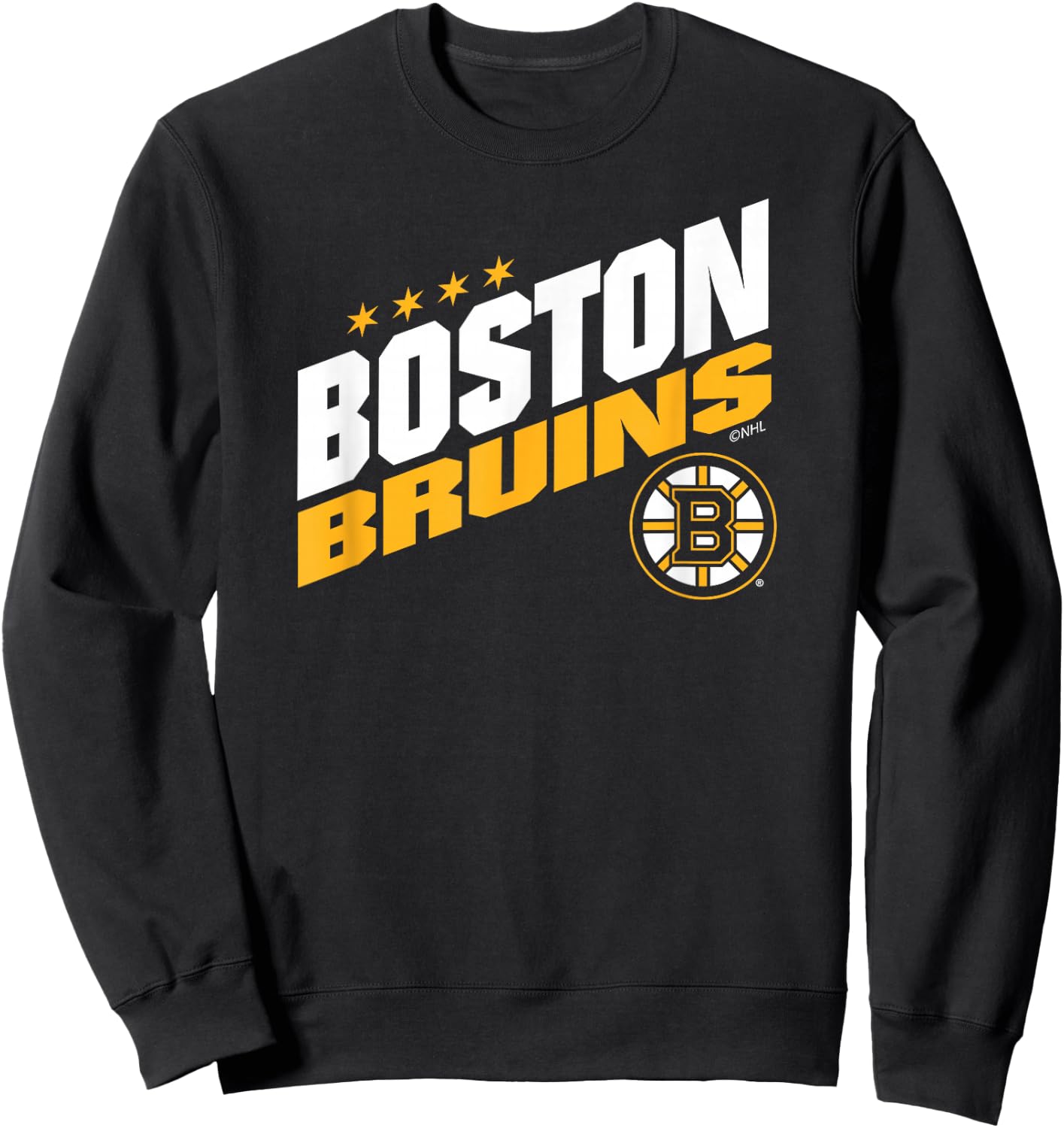 Boston Bruins Fuel Black Officially Licensed Sweatshirt - Sweatshirt | Black