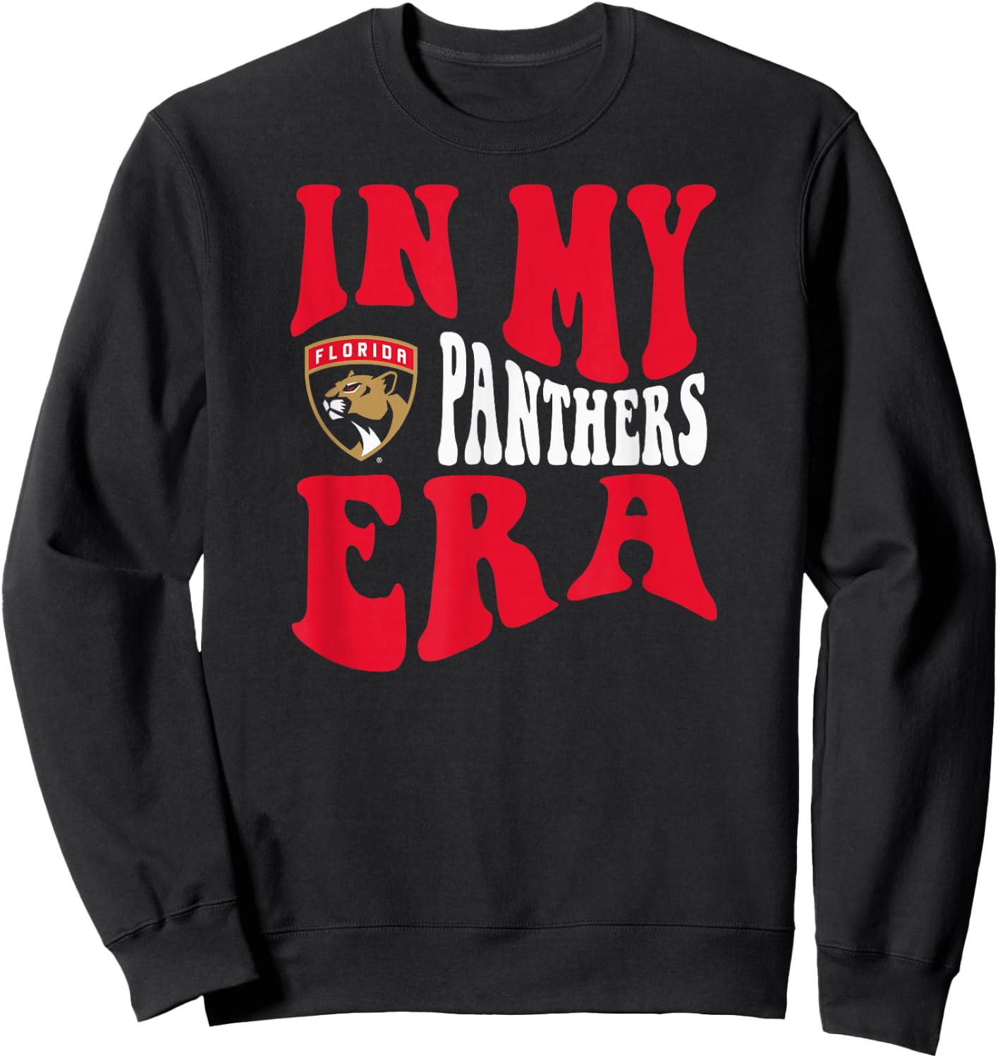 Florida Panthers Era Navy Officially Licensed Sweatshirt - Sweatshirt | Black