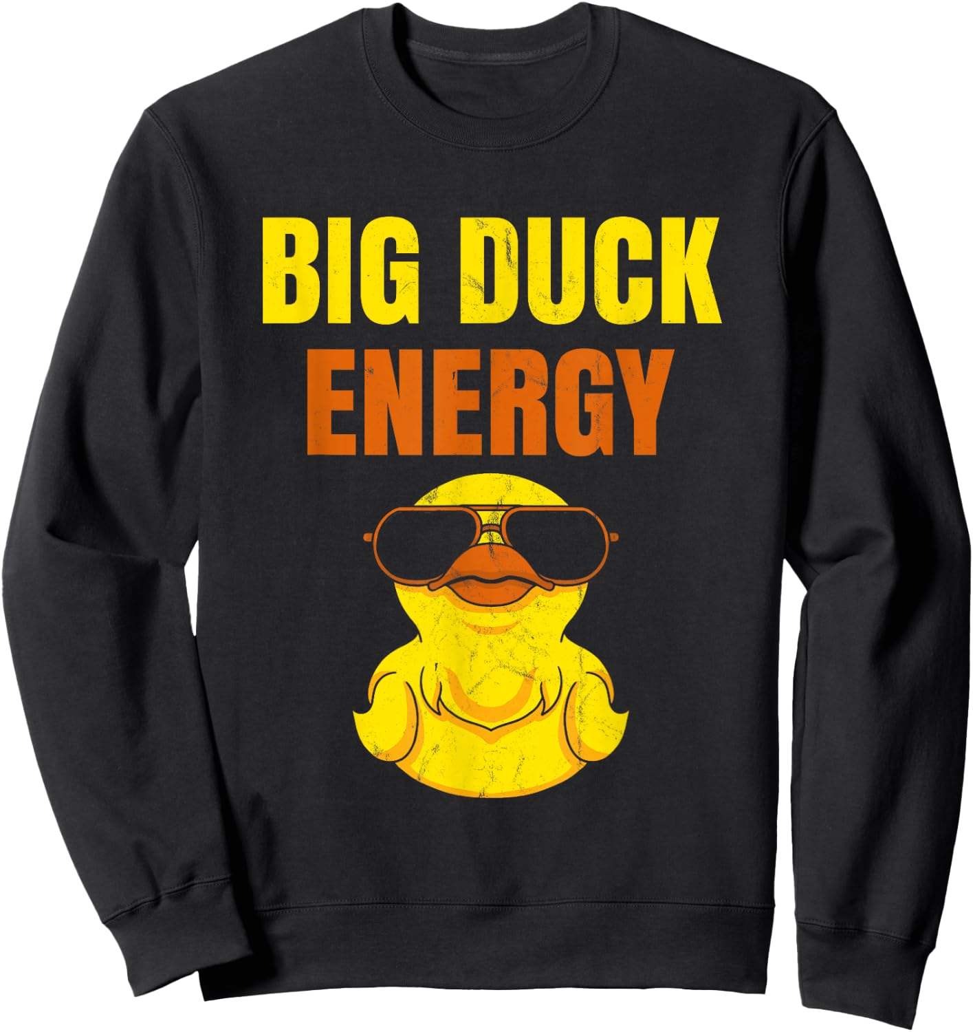 Duck Lover Youth Quack Ducky Duckie Rubber Ducks Meme Sweatshirt - Sweatshirt | Black