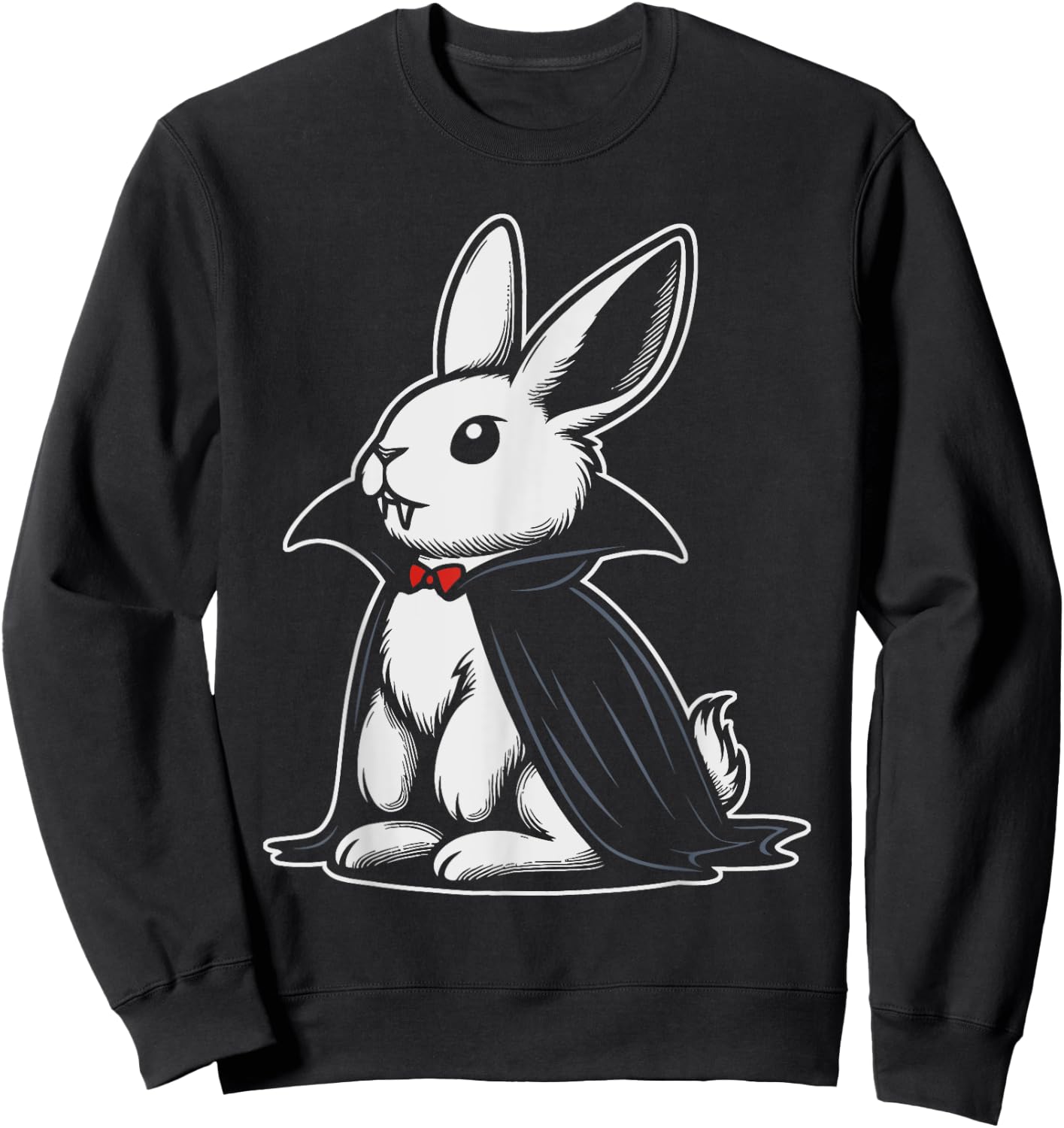 Vampire Bunny Vampire Rabbit Sweatshirt - Sweatshirt | Black
