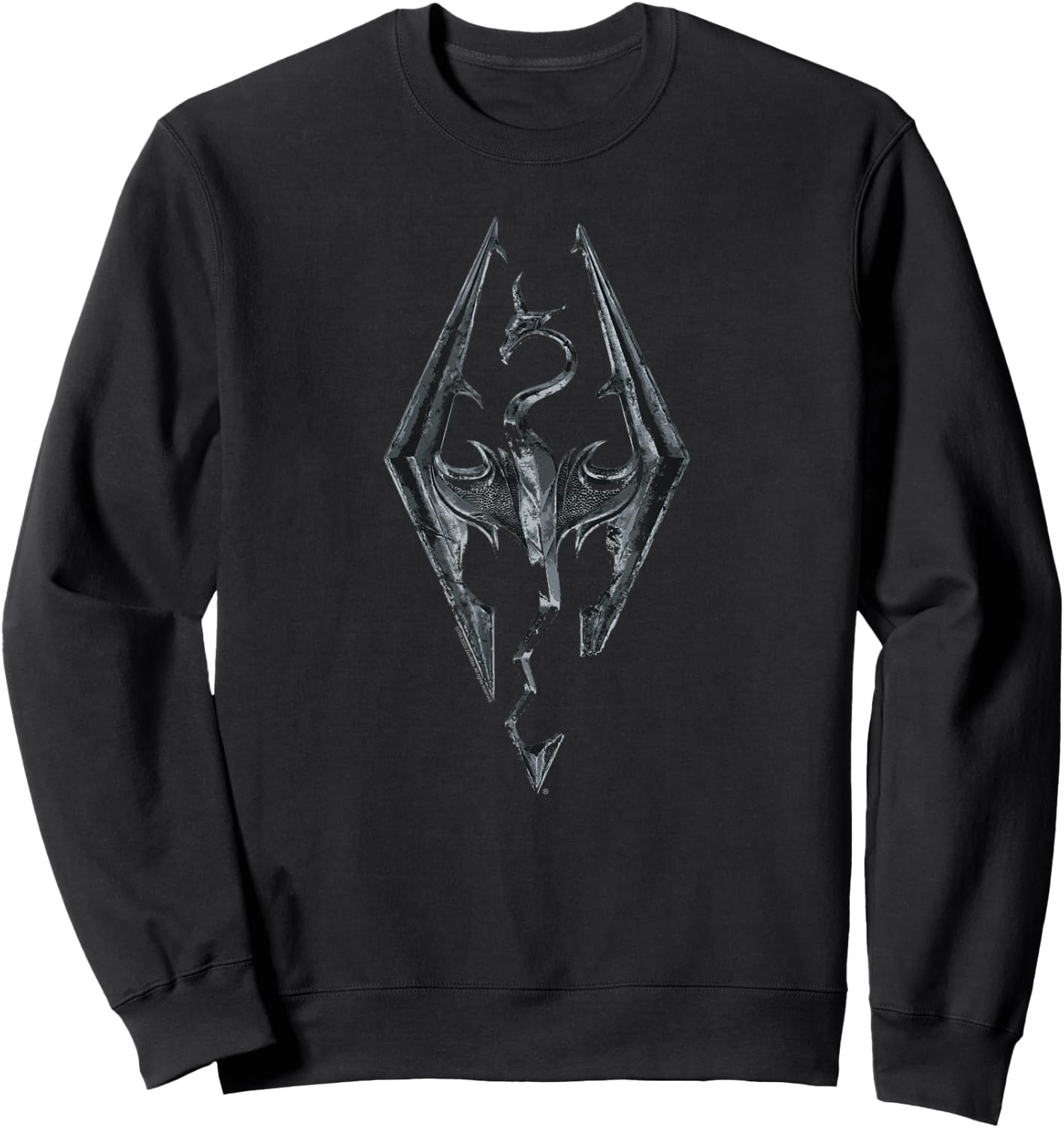 Ripple Junction x Elder Scrolls Dragon Emblem Skyrim , black Sweatshirt - Sweatshirt | Black