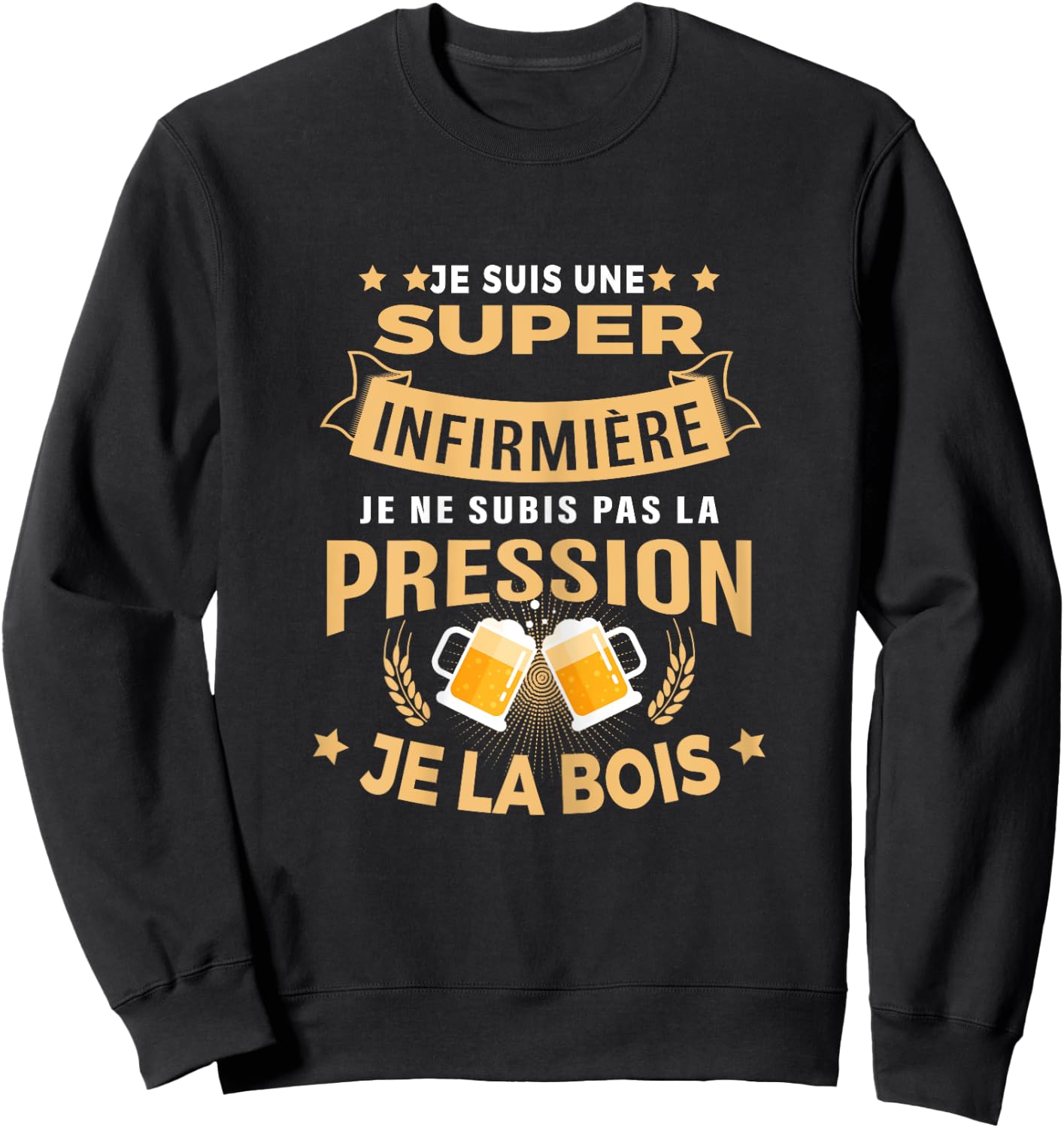 Super Nurse I'm Not Under Pressure Humor Nurse Sweatshirt - Sweatshirt | Black