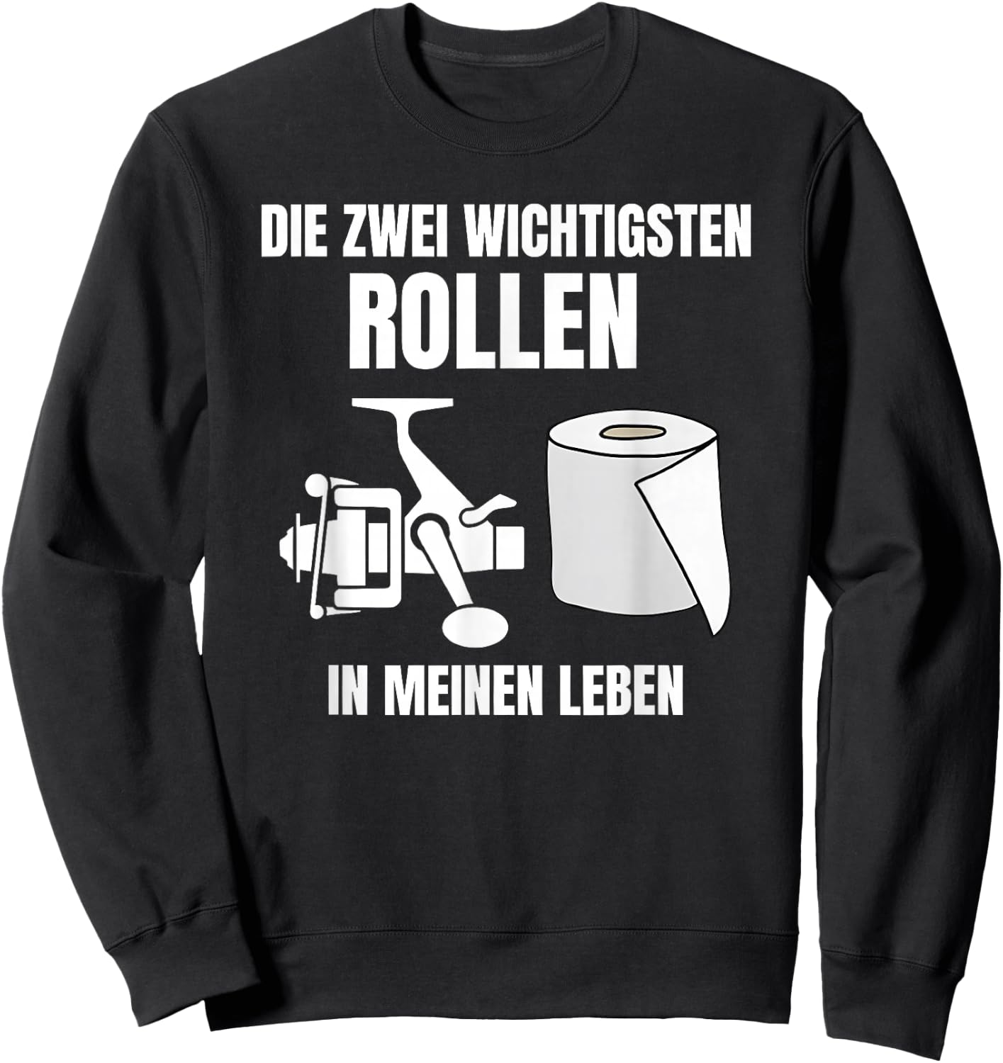 Die zwei wichtigsten rollen in meinen leben , black Sweatshirt - Sweatshirt | Black