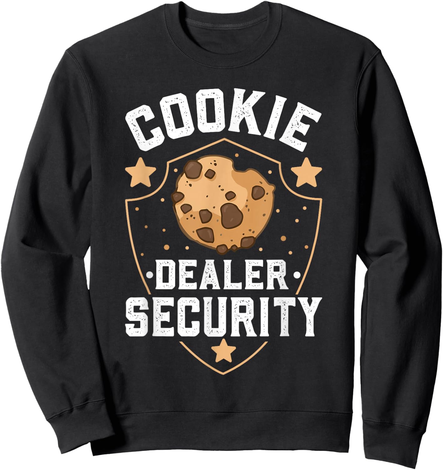 Cookie Dealer Gifts Cookie Dealer - -Adults, Kids - Black - Small - Short Sleeve Sweatshirt - Sweatshirt | Black