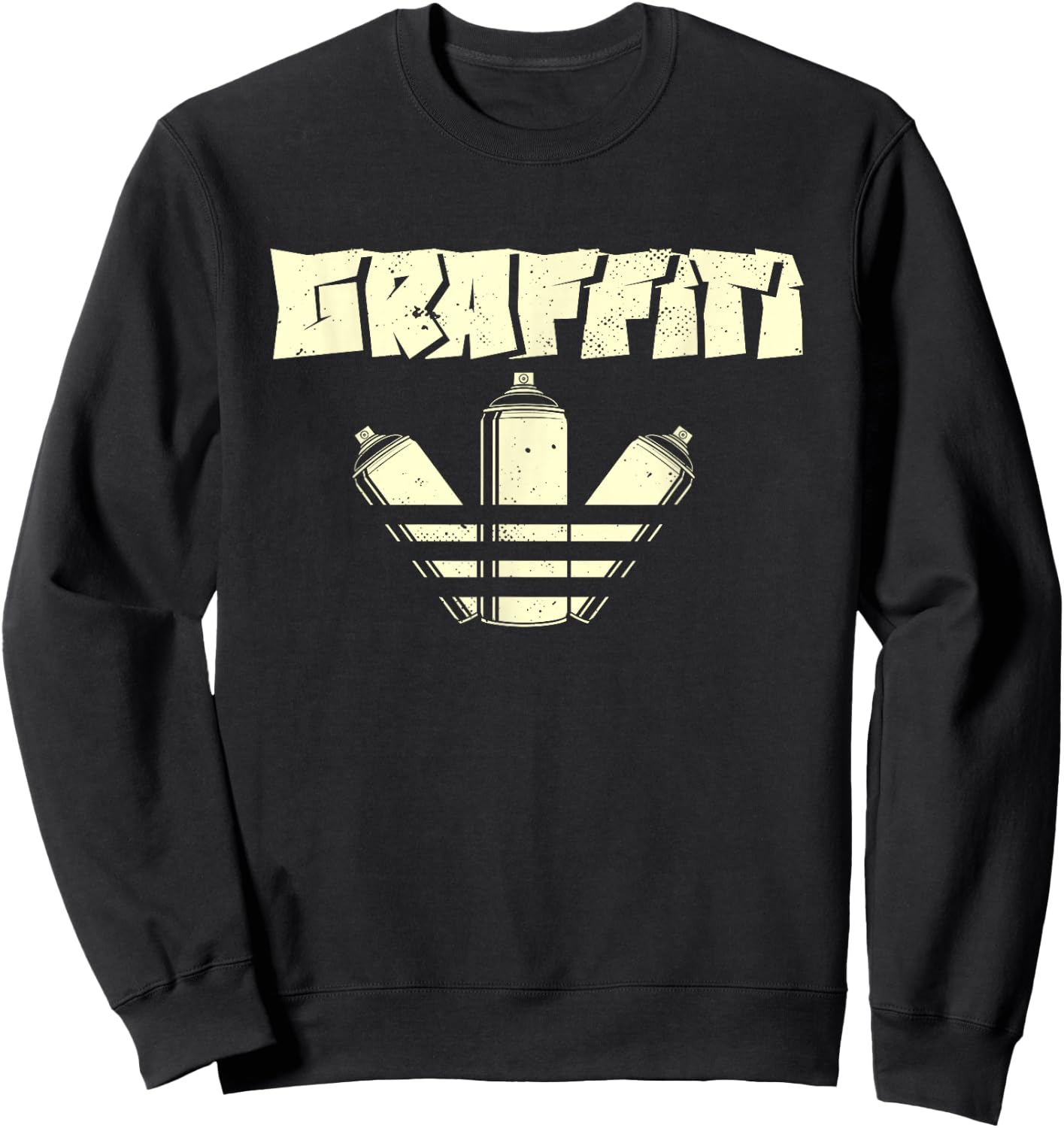 Graffiti Street Urban Art Spray Paint Graffiti Artist , black Sweatshirt - Sweatshirt | Black