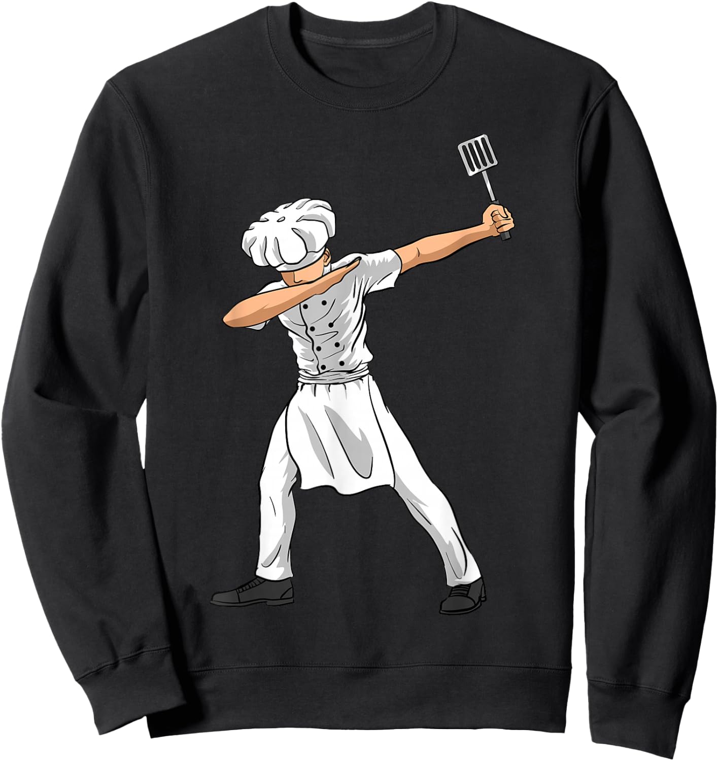 Chef Dabbing Culinary Sous-Chef Cuisine Kitchen Chief Cook Sweatshirt - Sweatshirt | Black