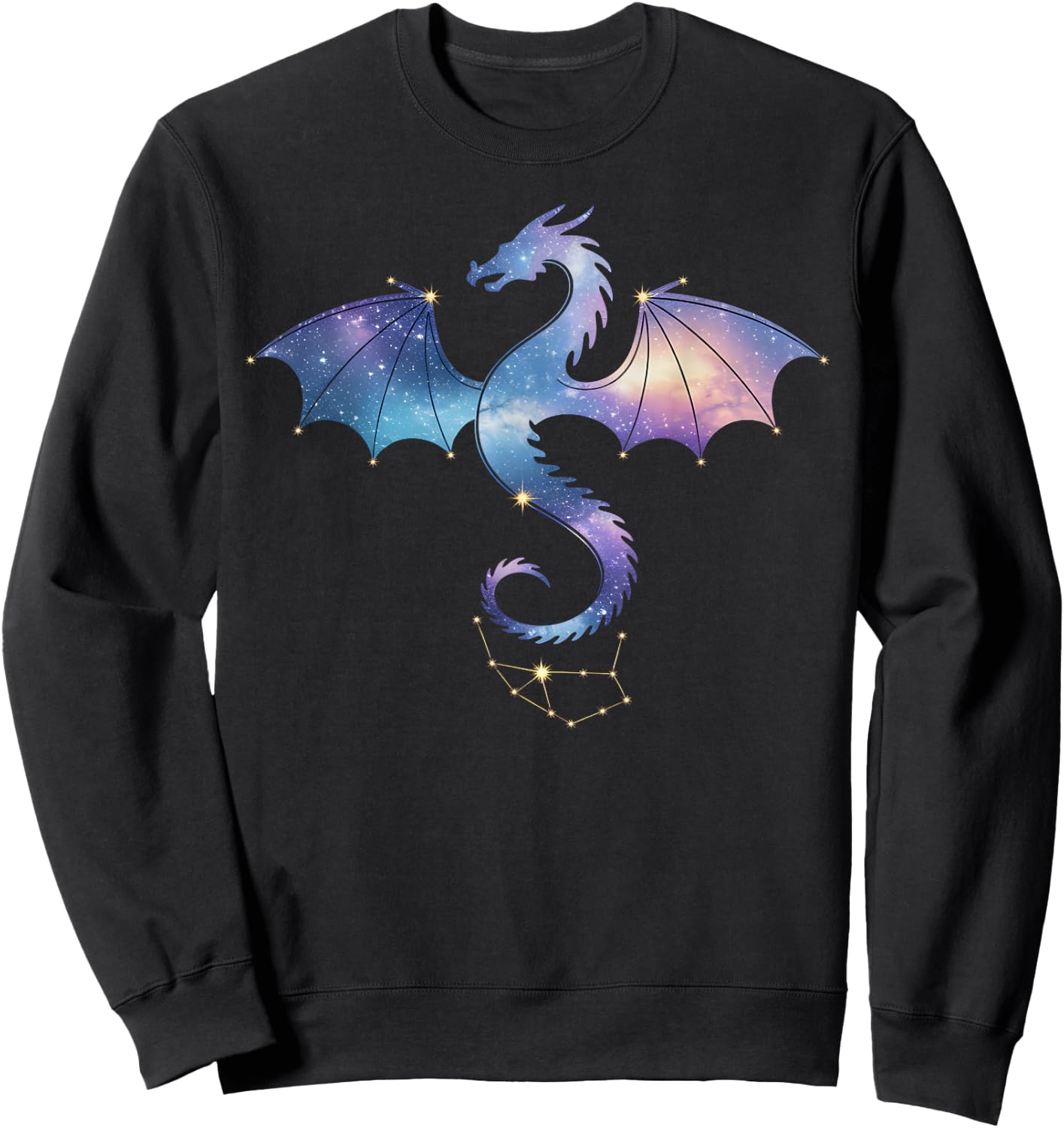 Girl Who Loves Dragons Fantasy Sweatshirt - Sweatshirt | Black