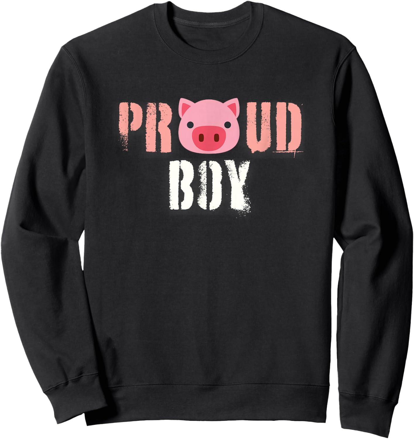 Gay Daddy & Pig Boy Bear Gay Fetish LGBTQ Pride Sweatshirt - Sweatshirt | Black