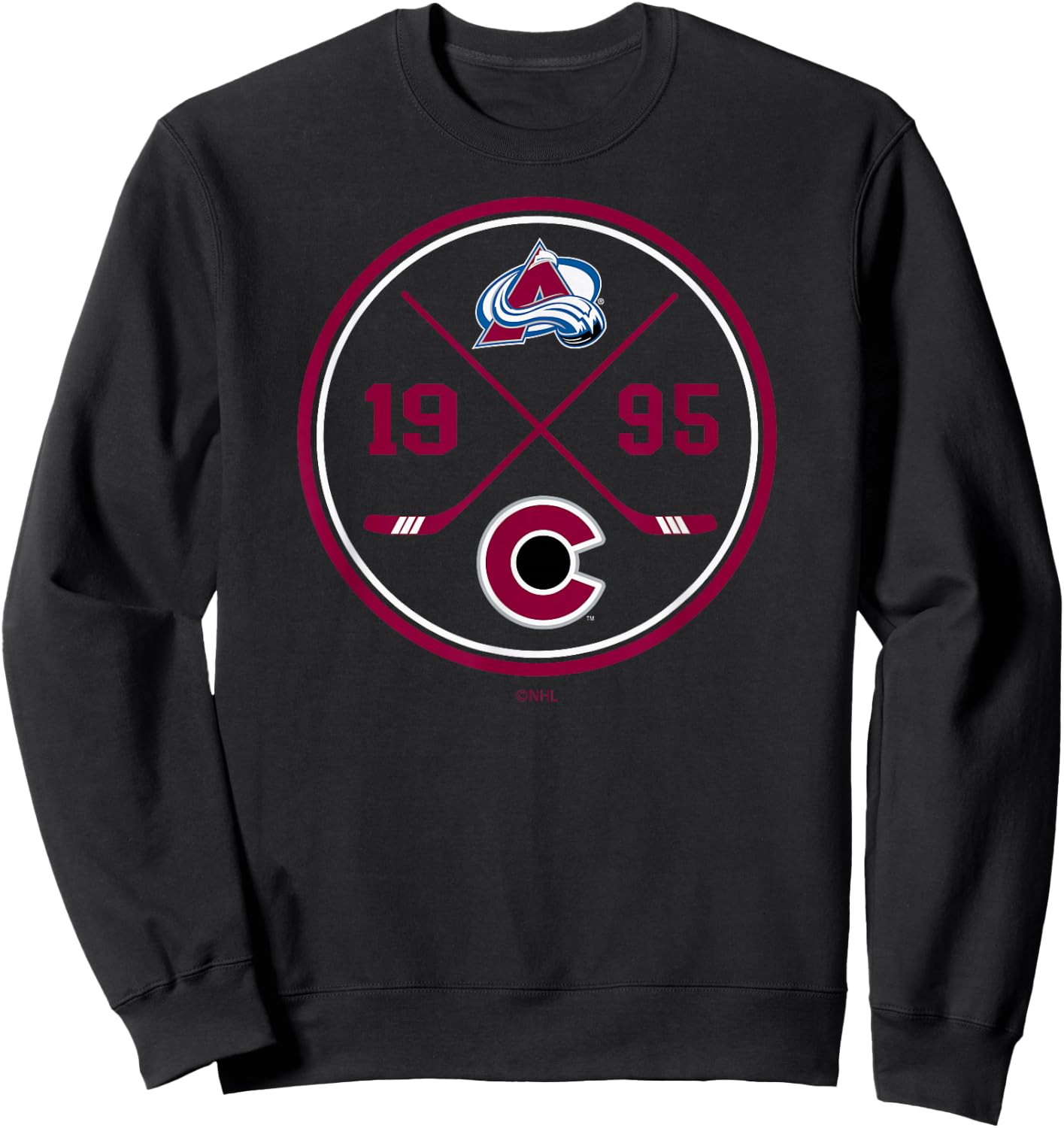 Colorado Avalanche Prize Navy Officially Licensed Sweatshirt - Sweatshirt | Black