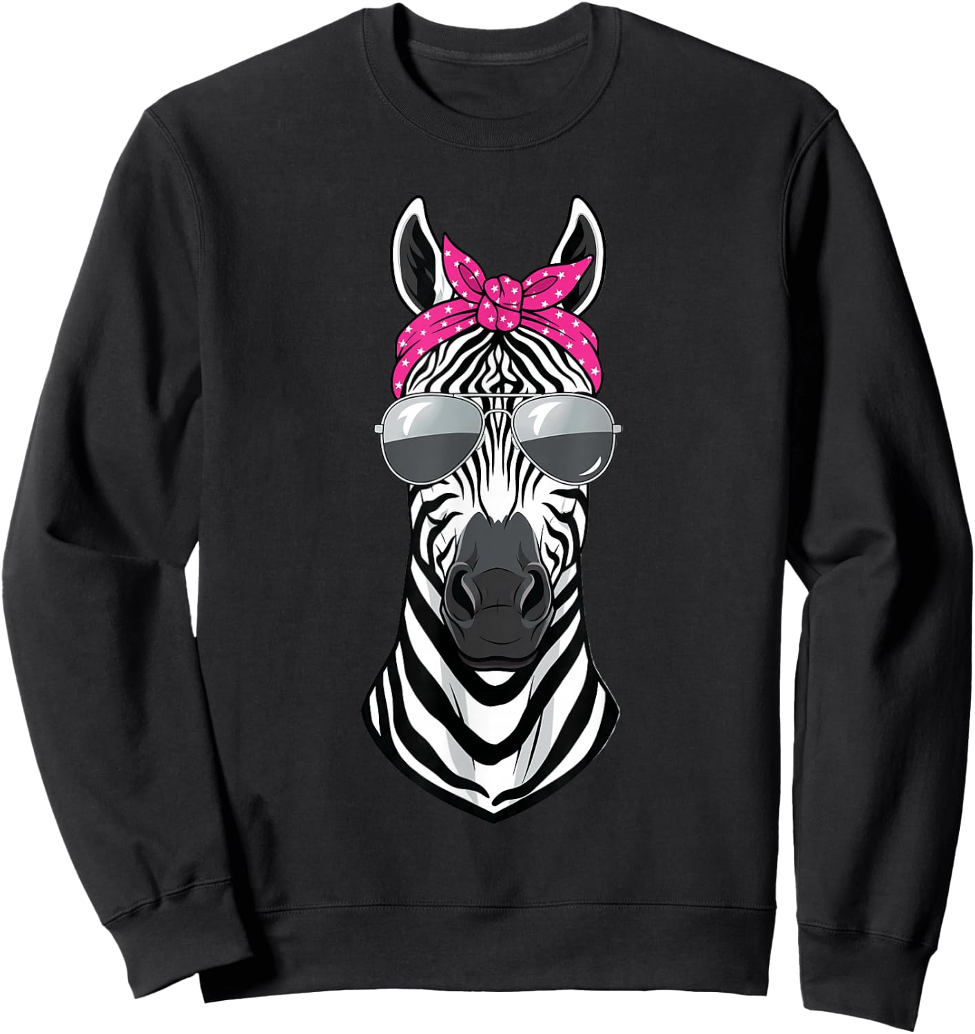 Zebra Sweatshirt - Sweatshirt | Black