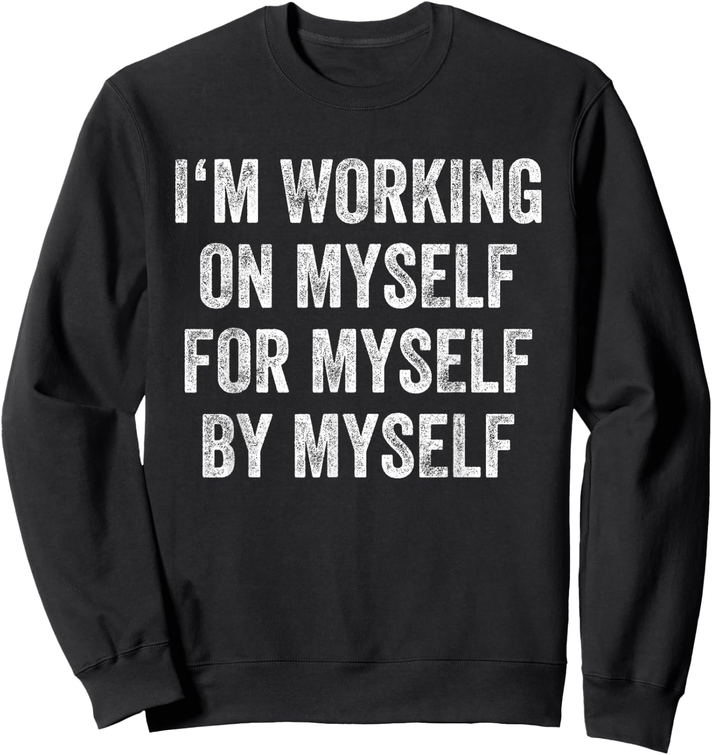 Fitness Inspiration Gym Workout Motivation Sweatshirt - Sweatshirt | Black