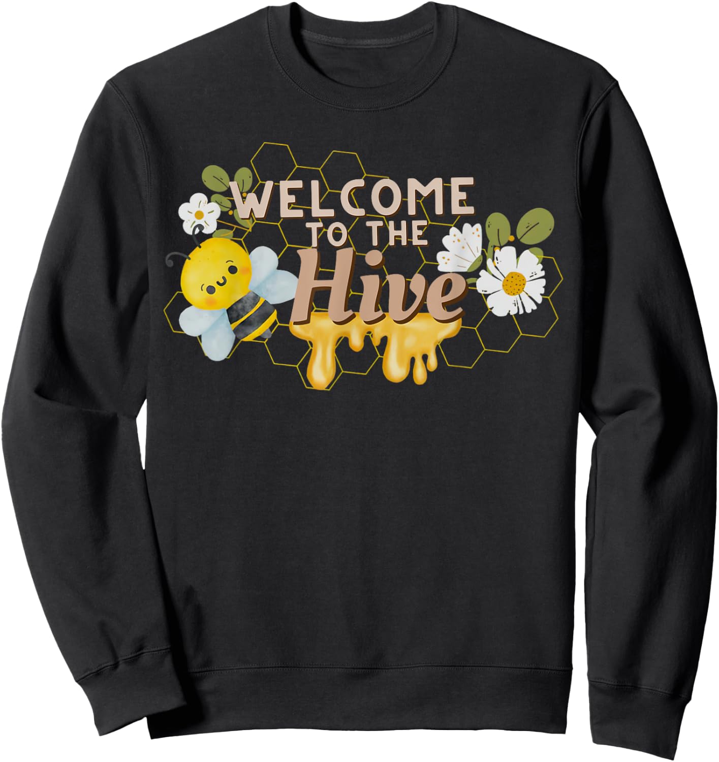 Welcome to the Hive Bee Teacher Back To School 2023 Sweatshirt - Sweatshirt | Black