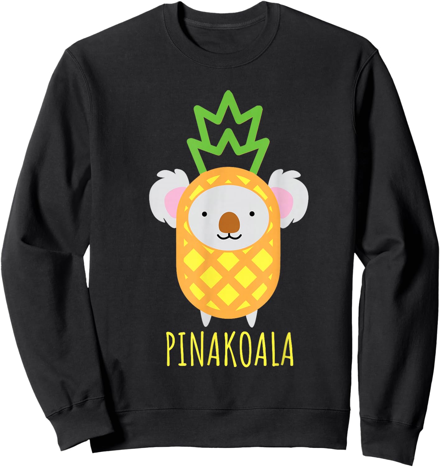 Koala T Shirt Funny Koala Bear Gift Pina Colada Sweatshirt - Sweatshirt | Black