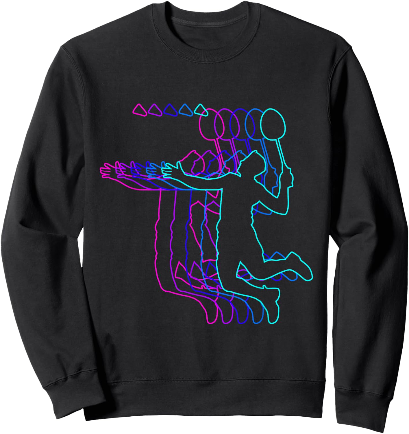 Badminton Player Gift Clothes For Boys Youth Men Kids Teens Sweatshirt - Sweatshirt | Black