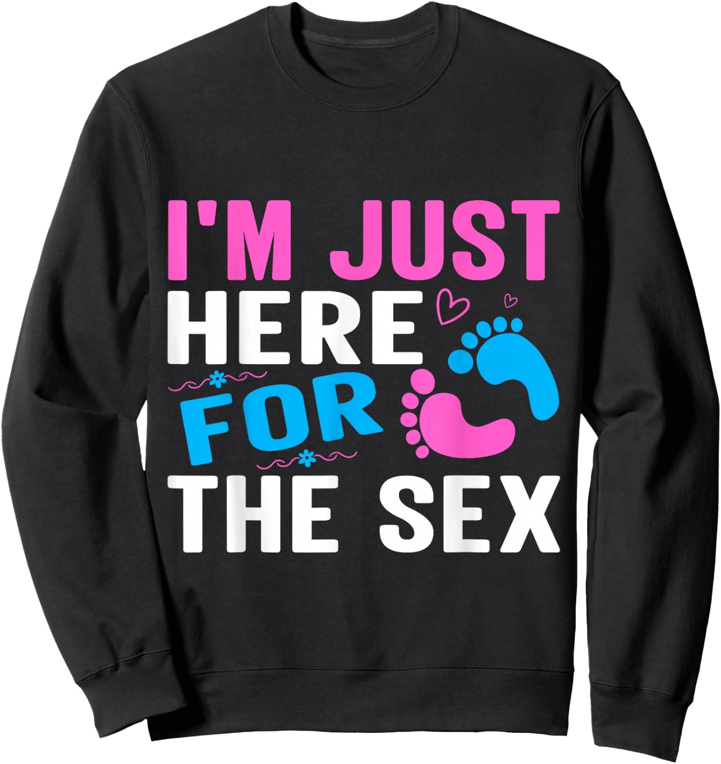 Gender Reveal Games Gender Reveal Ideas Gender Reveal Sweatshirt - Sweatshirt | Black