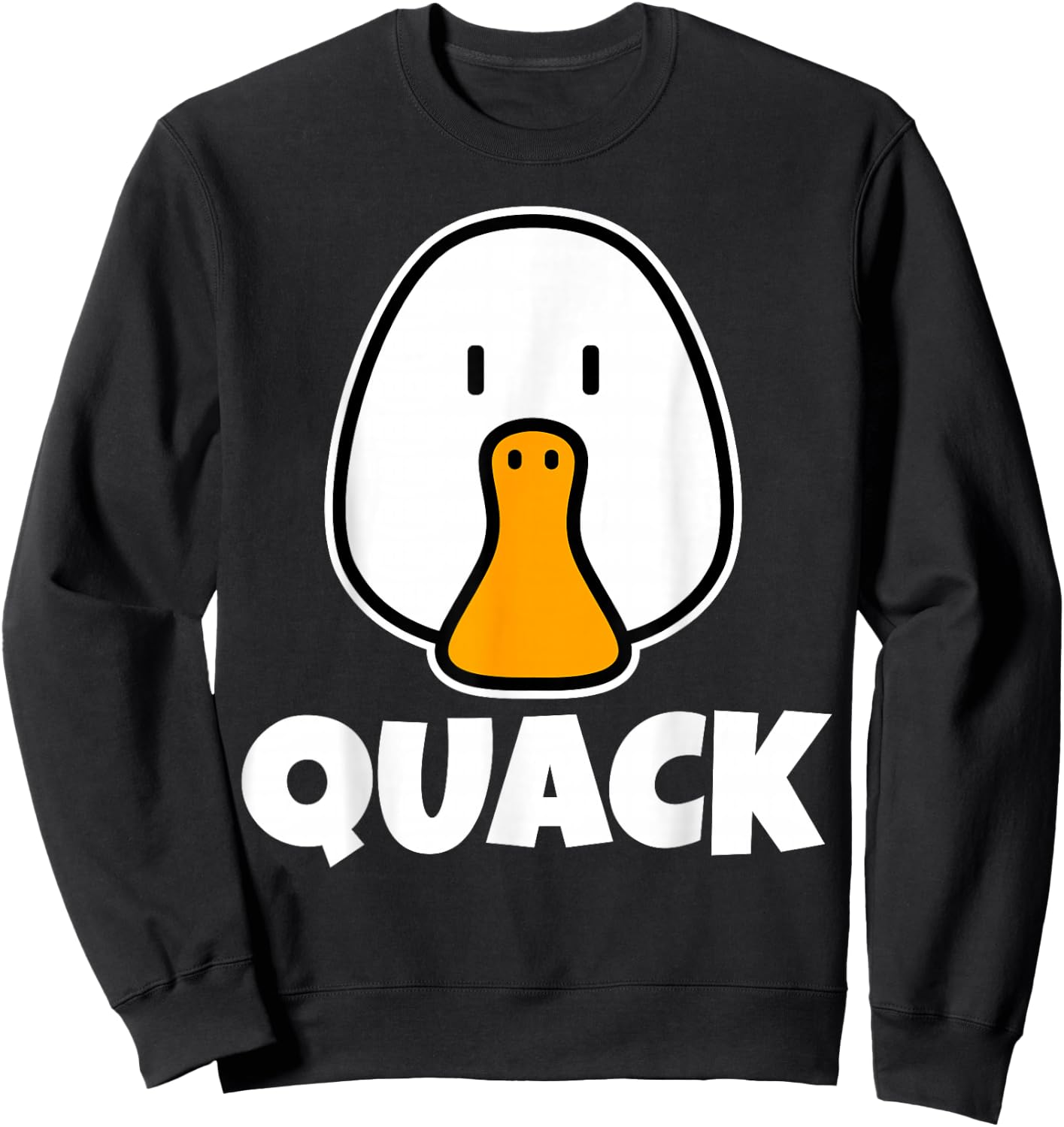 QUACK Ducks Stuff | Duck Lover Stuff | Kids Duck Sweatshirt - Sweatshirt | Black