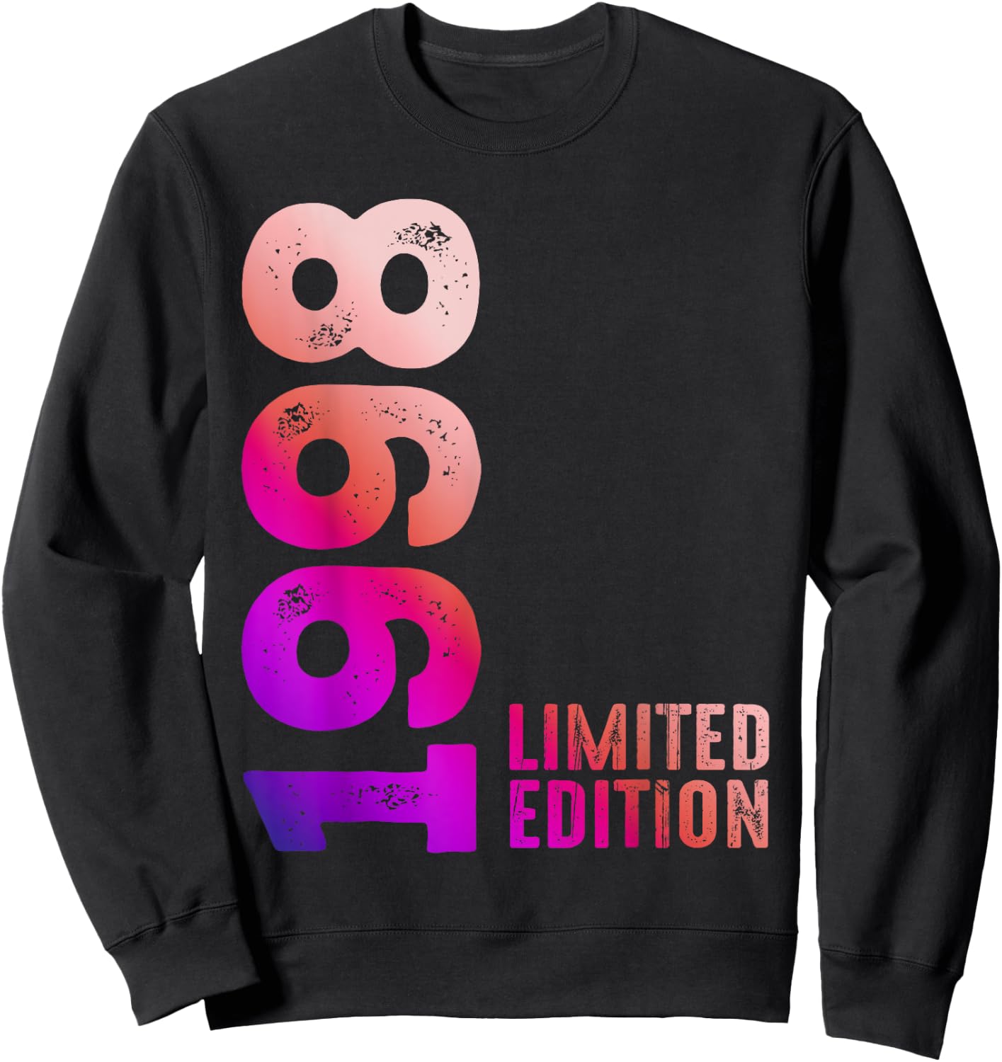 1998 Limited Edition 1998 Birthday Gift , Black, S Sweatshirt - Sweatshirt | Black