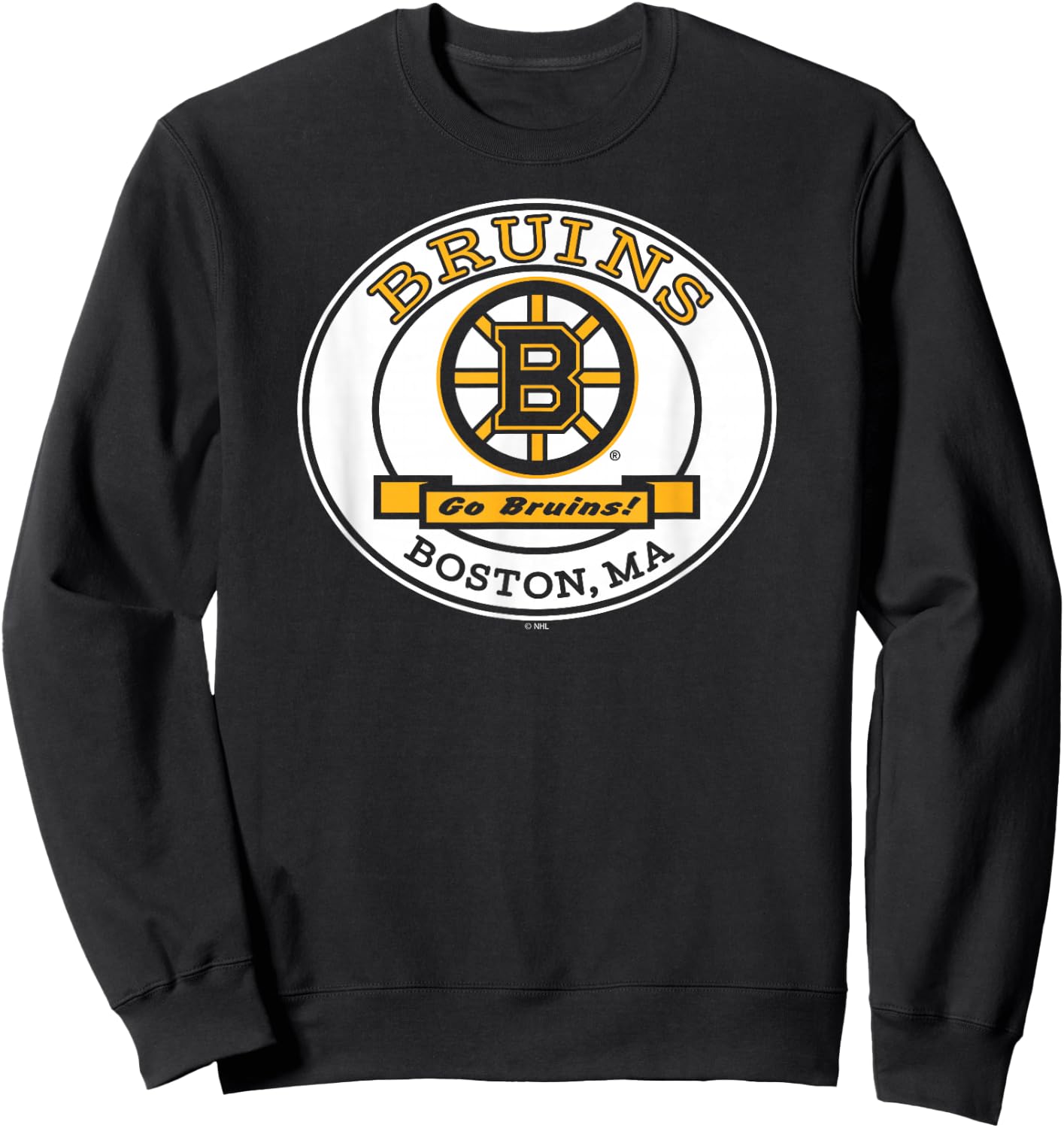 Boston Bruins Go Black Officially Licensed Sweatshirt - Sweatshirt | Black