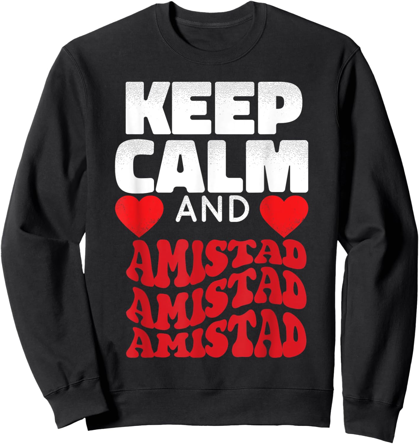 Amistad House Of Friendship RCA Friendly School Spirit Sweatshirt - Sweatshirt | Black
