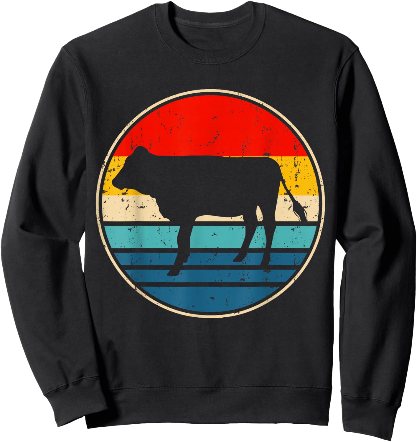 Cow Sweatshirt - Sweatshirt | Black