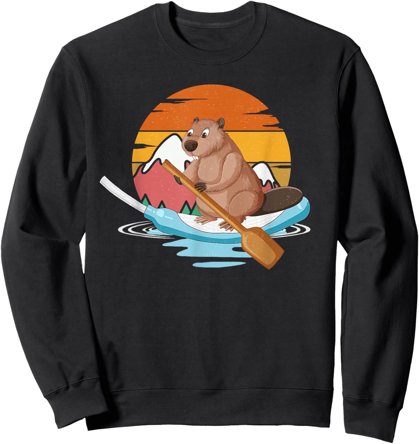 Cooter Canoe Beaver Funny Nurse Life Nursing Medical Student Sweatshirt - Sweatshirt | Black