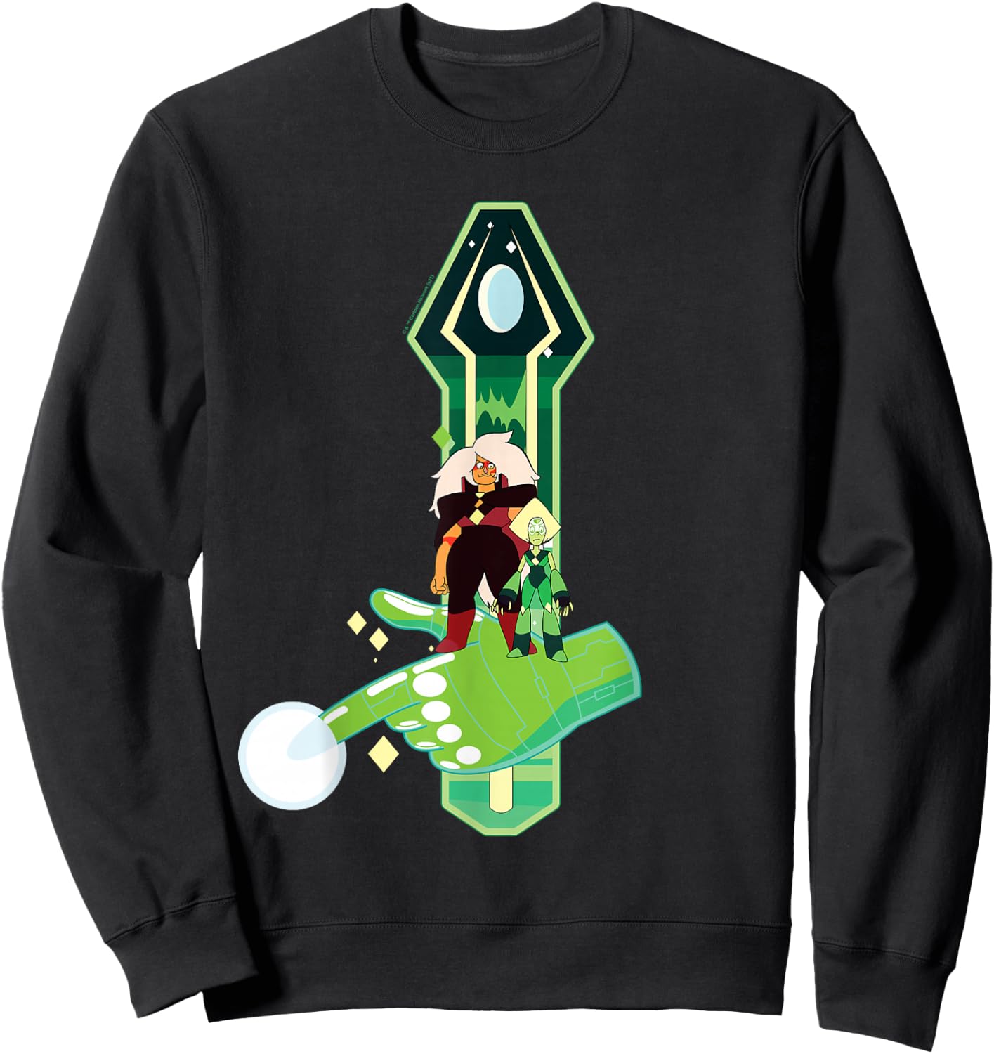 Steven Universe Peridot and Jasper Sweatshirt - Sweatshirt | Black