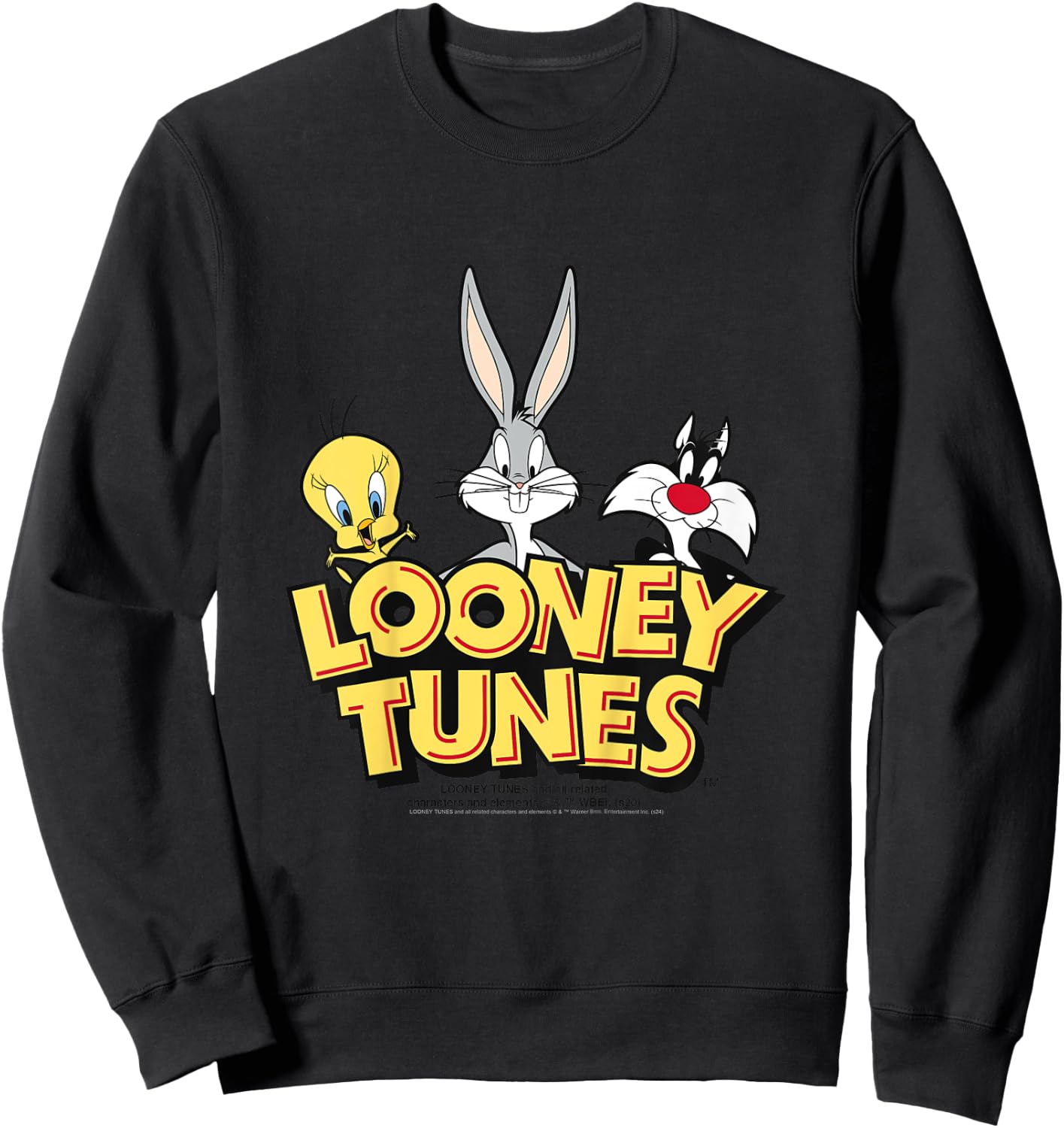 Kids Looney Tunes Group Camiseta , Black, 2 Sweatshirt - Sweatshirt | Black