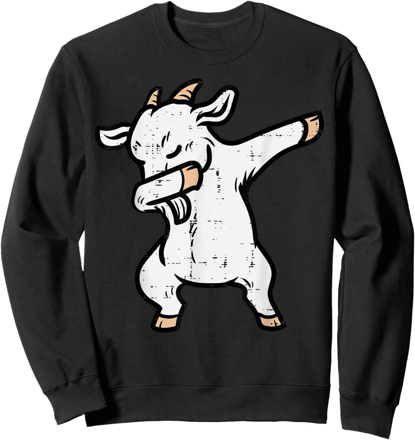 Dabbing Goat Funny Dab Dance Boys Girls Kids Youth Men Women Sweatshirt - Sweatshirt | Black