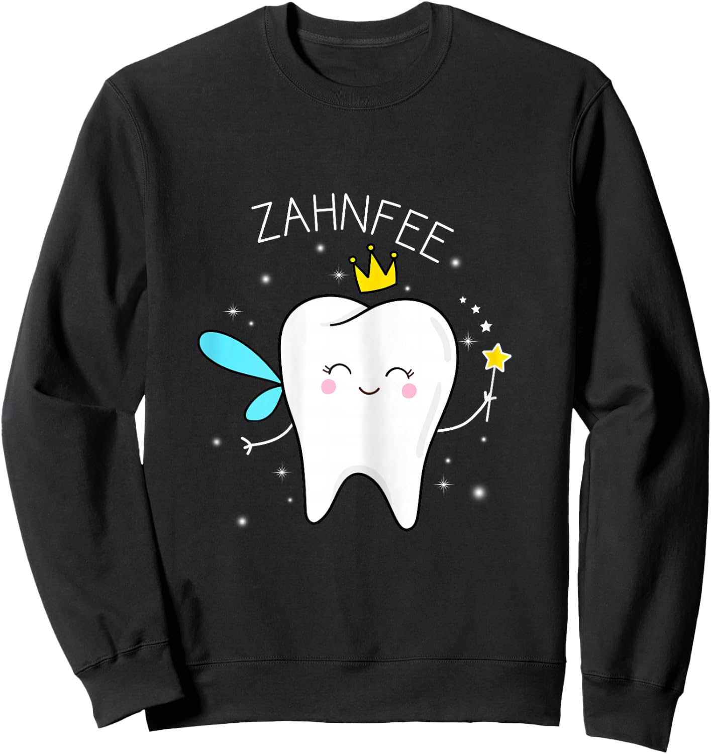 Tooth Fairy Carnival Party Costume Fancy Dress Fairy , black Sweatshirt - Sweatshirt | Black