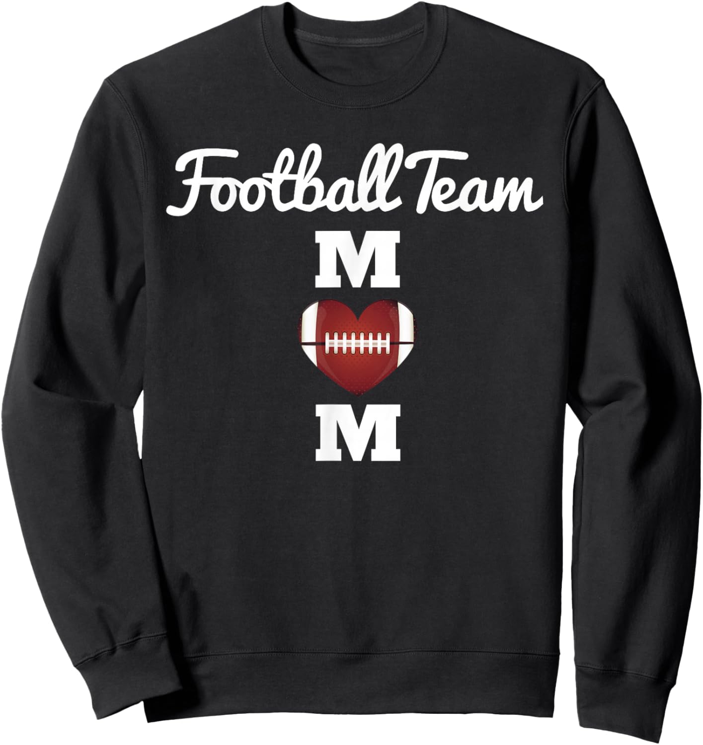 Awesome Football Team Mom Shirt, Gift Sweatshirt - Sweatshirt | Black