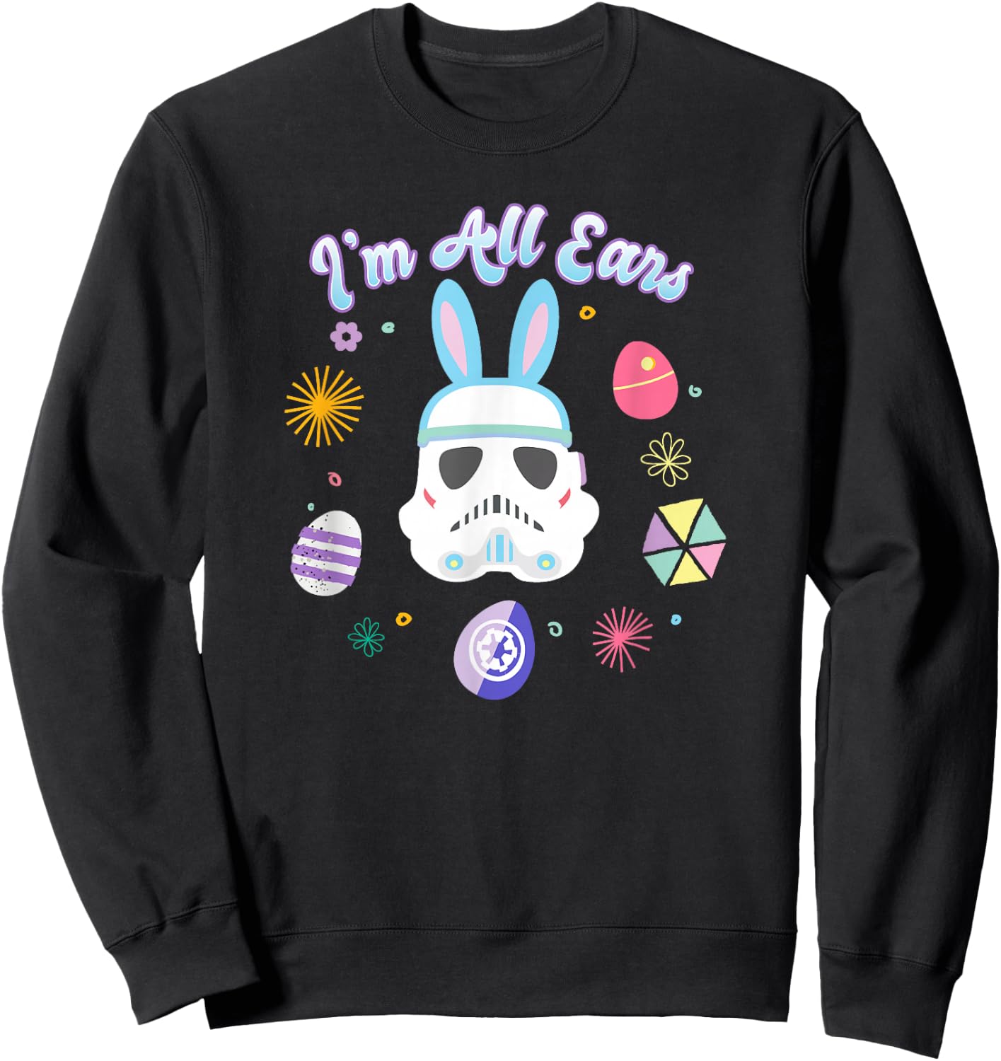 Star Wars Stormtrooper Easter Bunny Ears Sweatshirt - Sweatshirt | Black