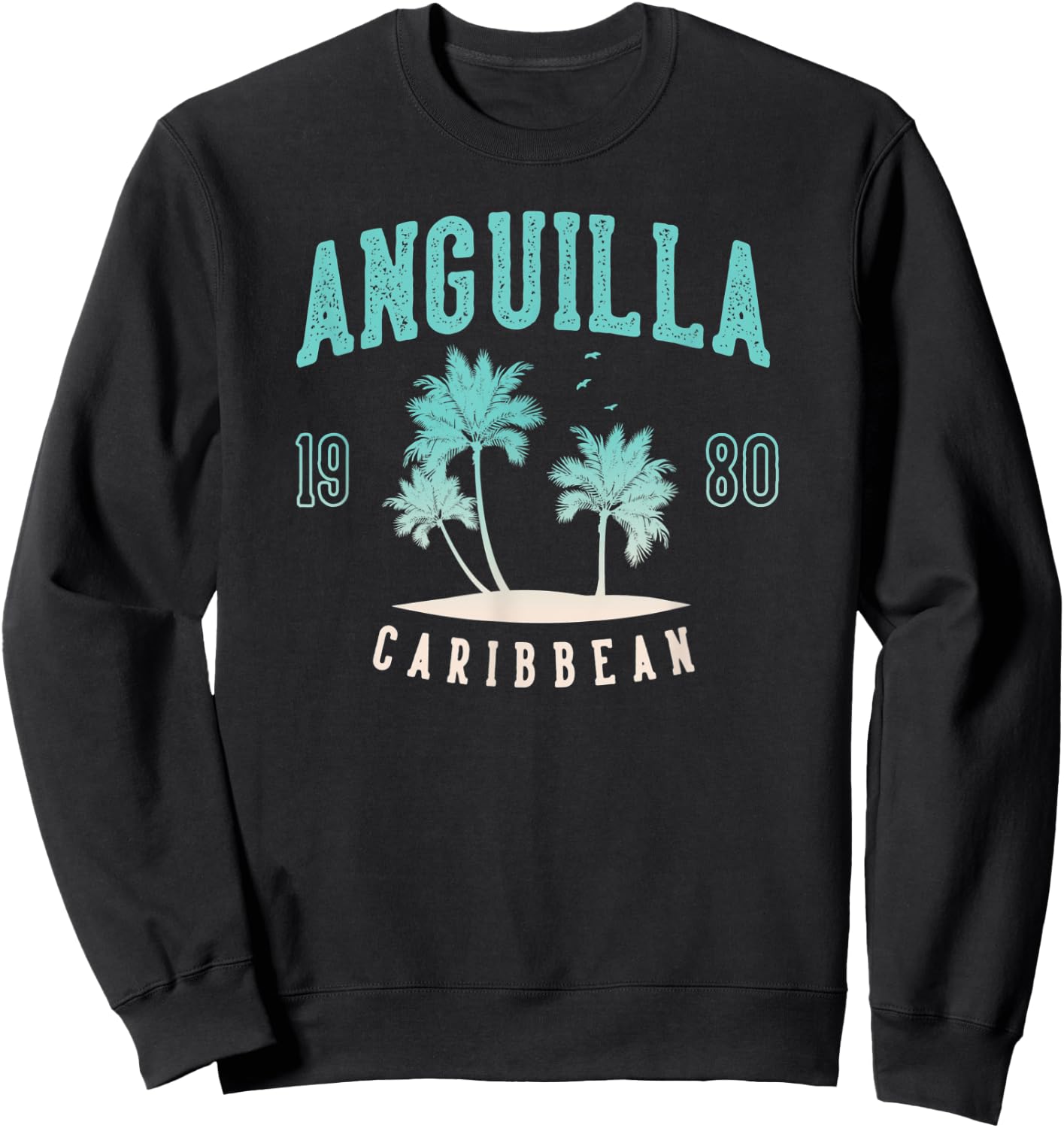 Anguilla Caribbean Sweatshirt - Sweatshirt | Black