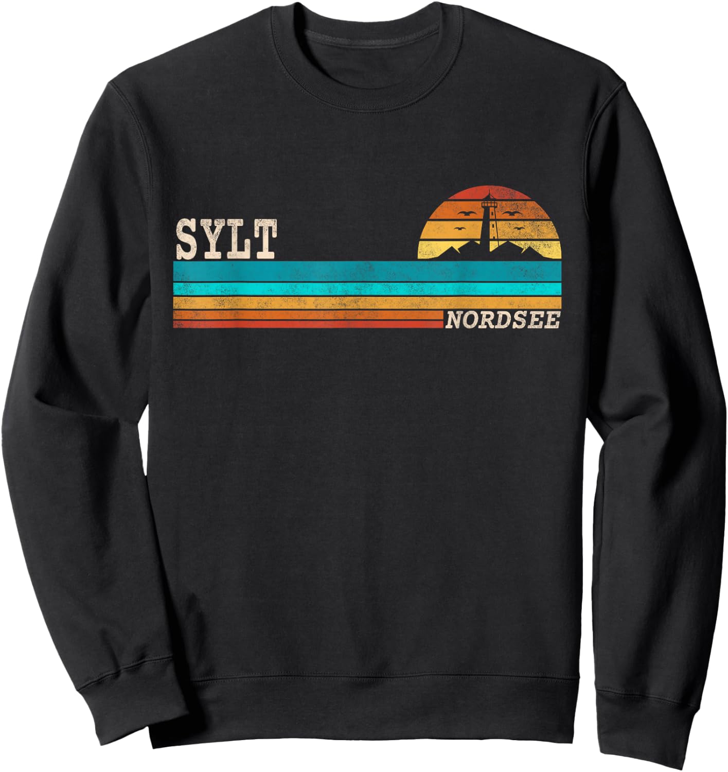 Nordseeinsel Sylt Sweatshirt - Sweatshirt | Black