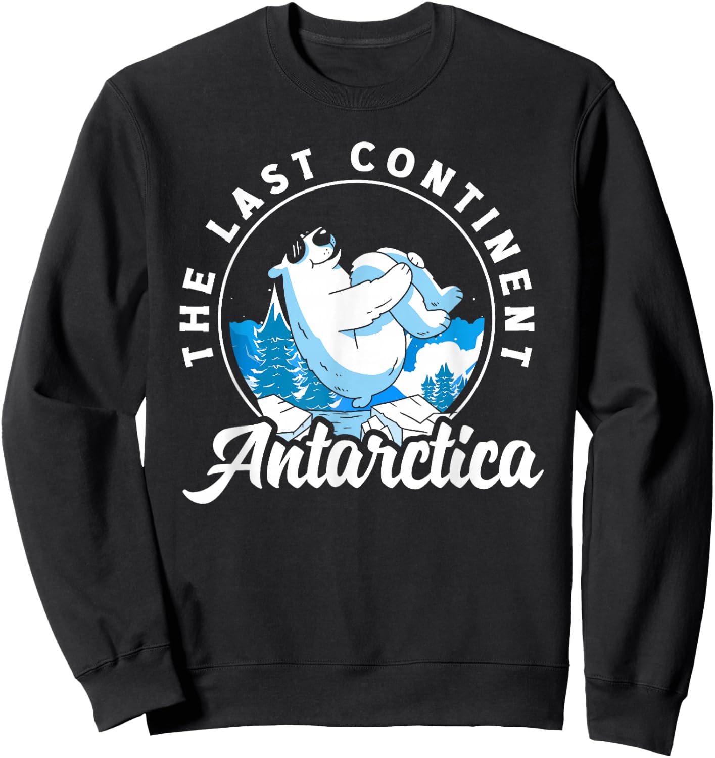 The last Continent Antarctica Sweatshirt - Sweatshirt | Black