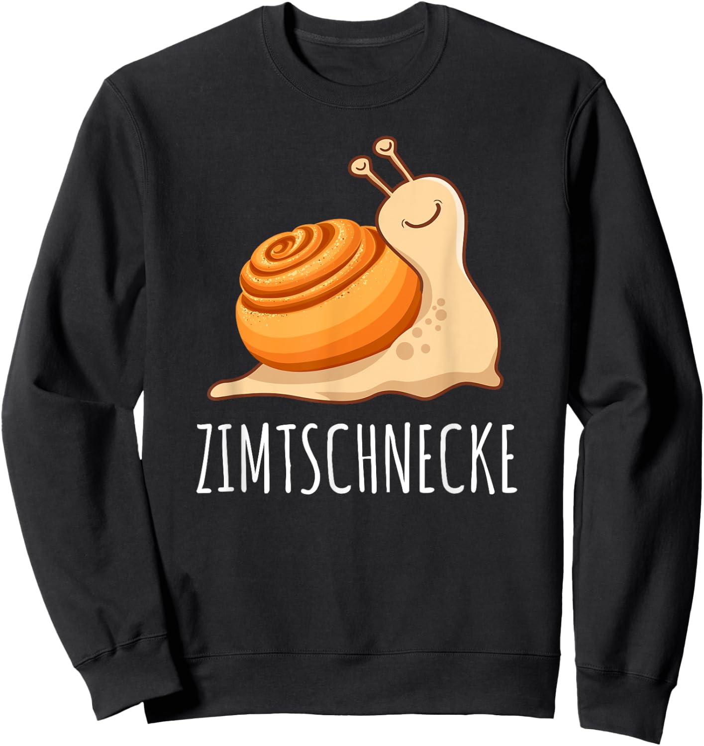 Kanelbull Gifflar Sugar Snail , black Sweatshirt - Sweatshirt | Black