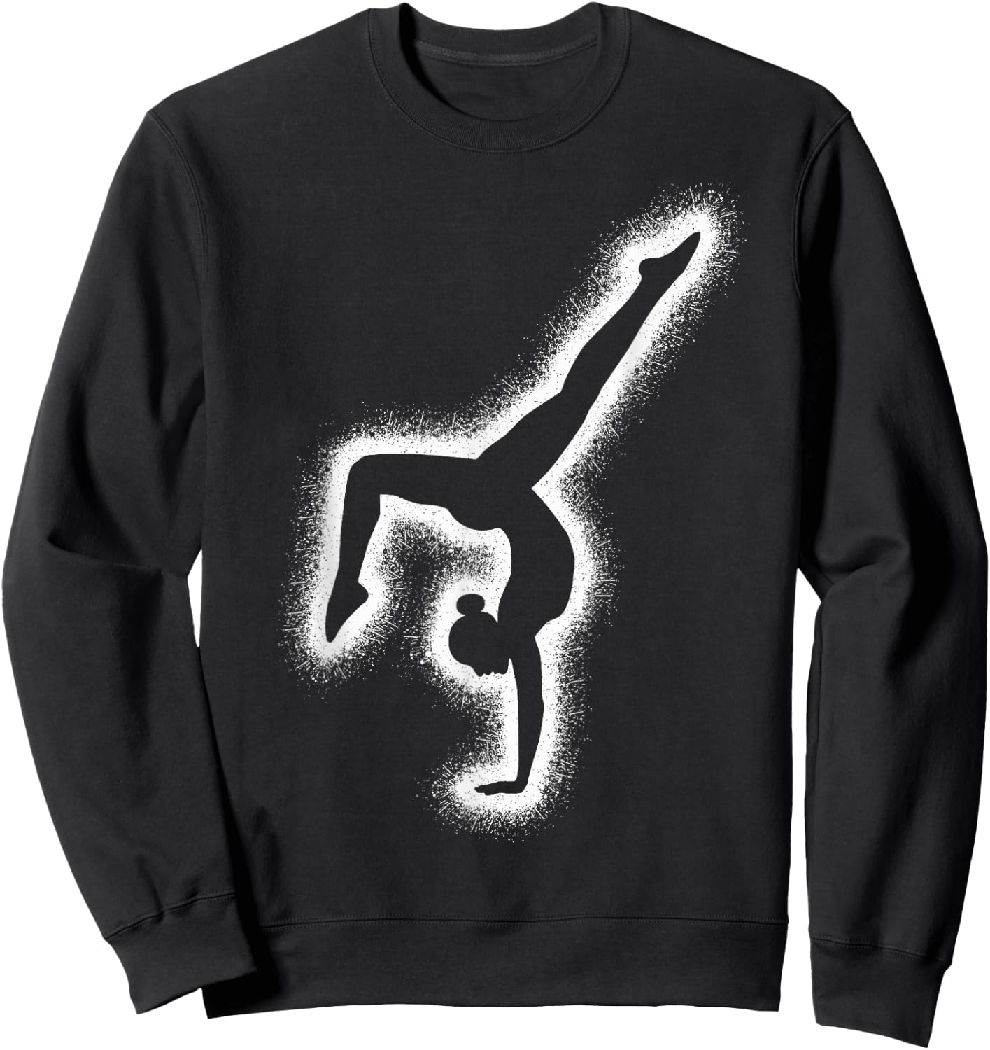 Gymnastics Handstand Girls Kids Gymnastics Women's , black Sweatshirt - Sweatshirt | Black