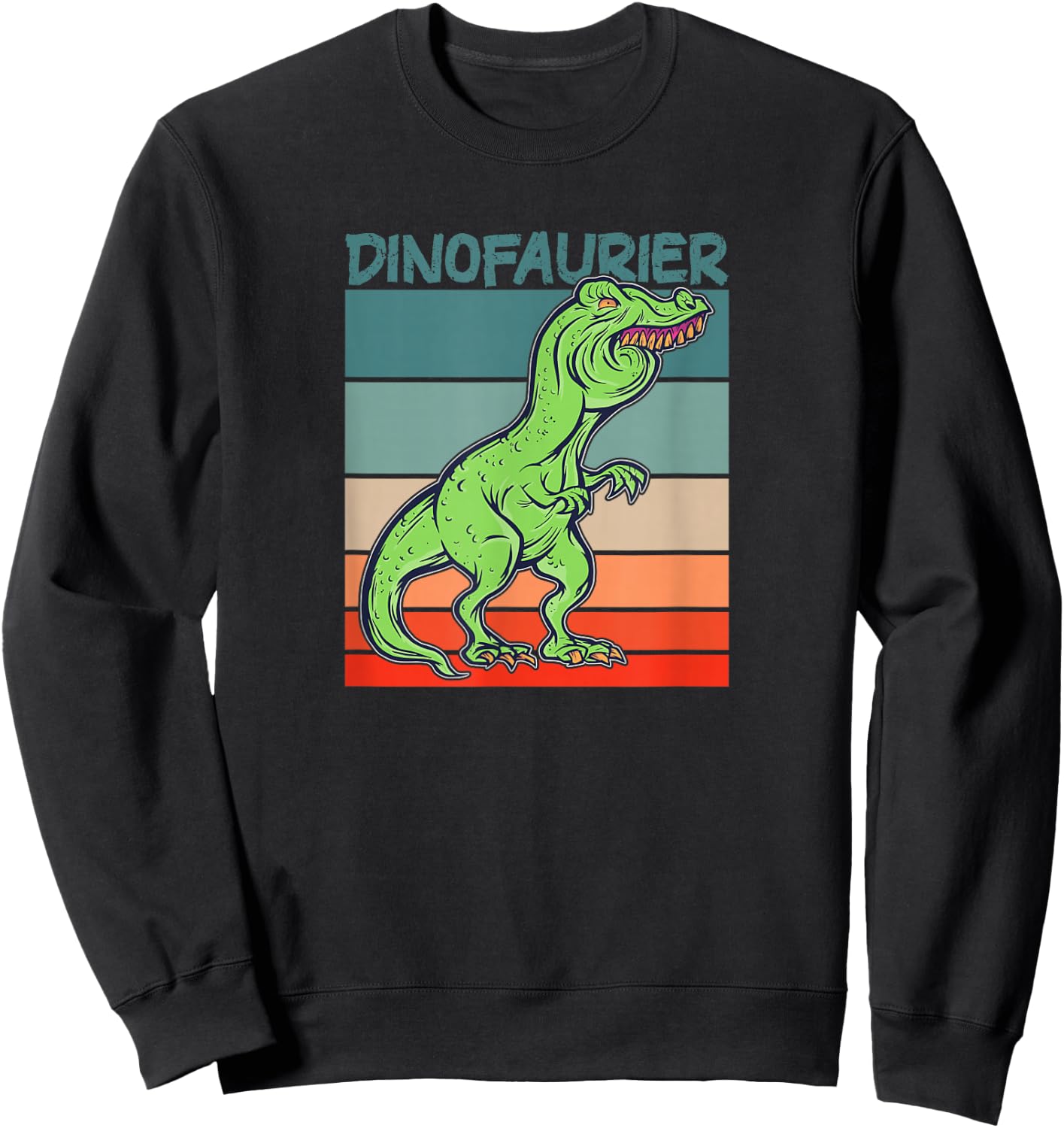 Dinosaurier | Dinofaurier | Meme Sweatshirt - Sweatshirt | Black
