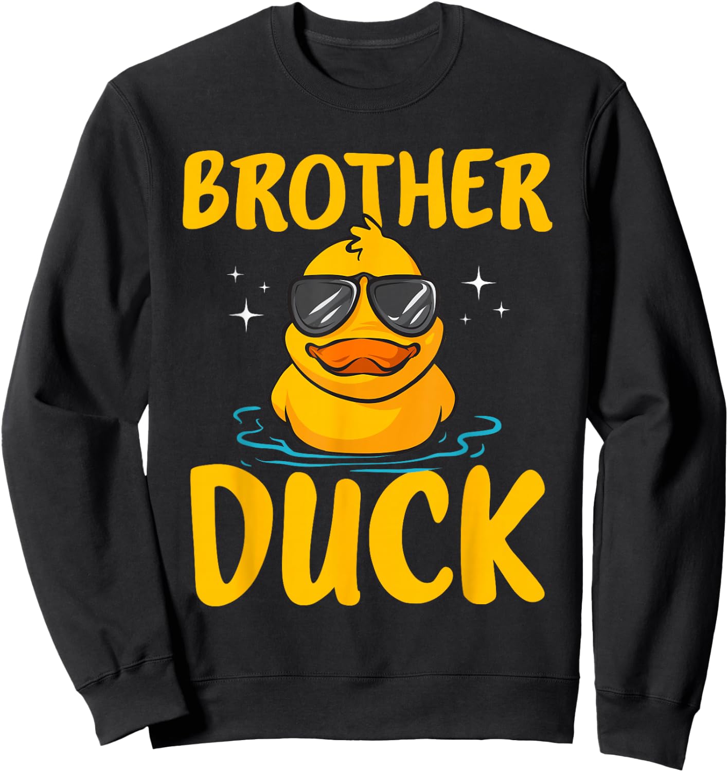 Rubber Duck Brother Duck Rubber Duckies Sweatshirt - Sweatshirt | Black