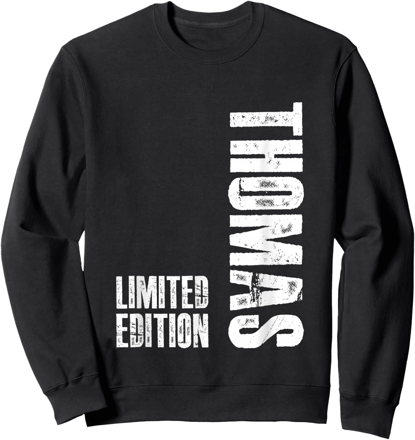 Funny Thomas Gift Personalised Birthday Thomas , black Sweatshirt - Sweatshirt | Black