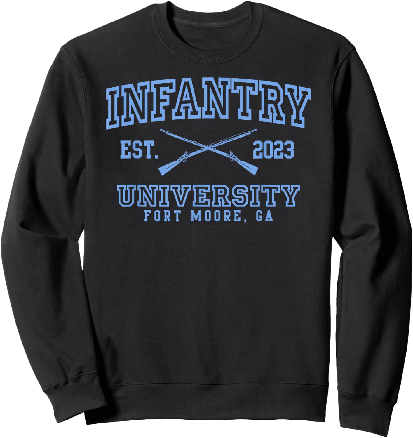 American Marauder: Infantry University Fort Moore GA Sweatshirt - Sweatshirt | Black