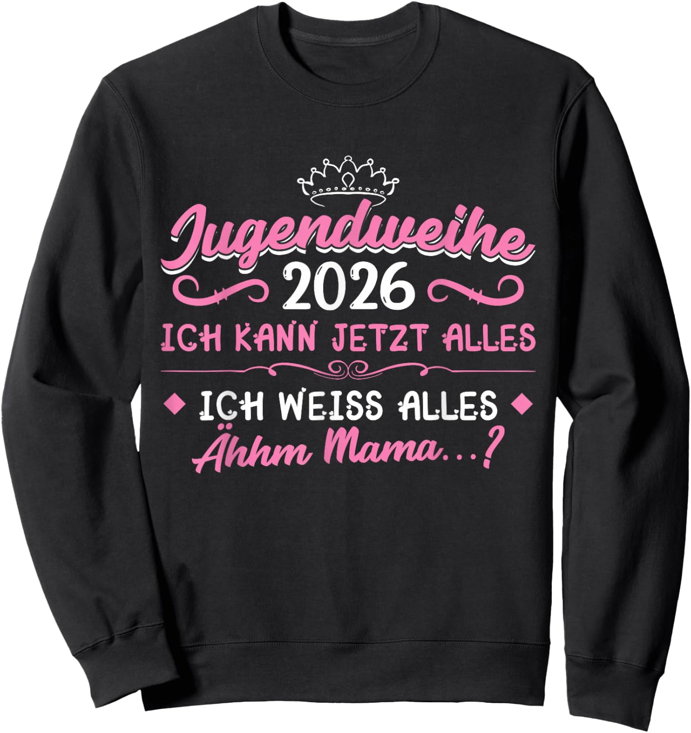 Jugendweihe 2026 Mädchen Junge Sweatshirt - Sweatshirt | Black