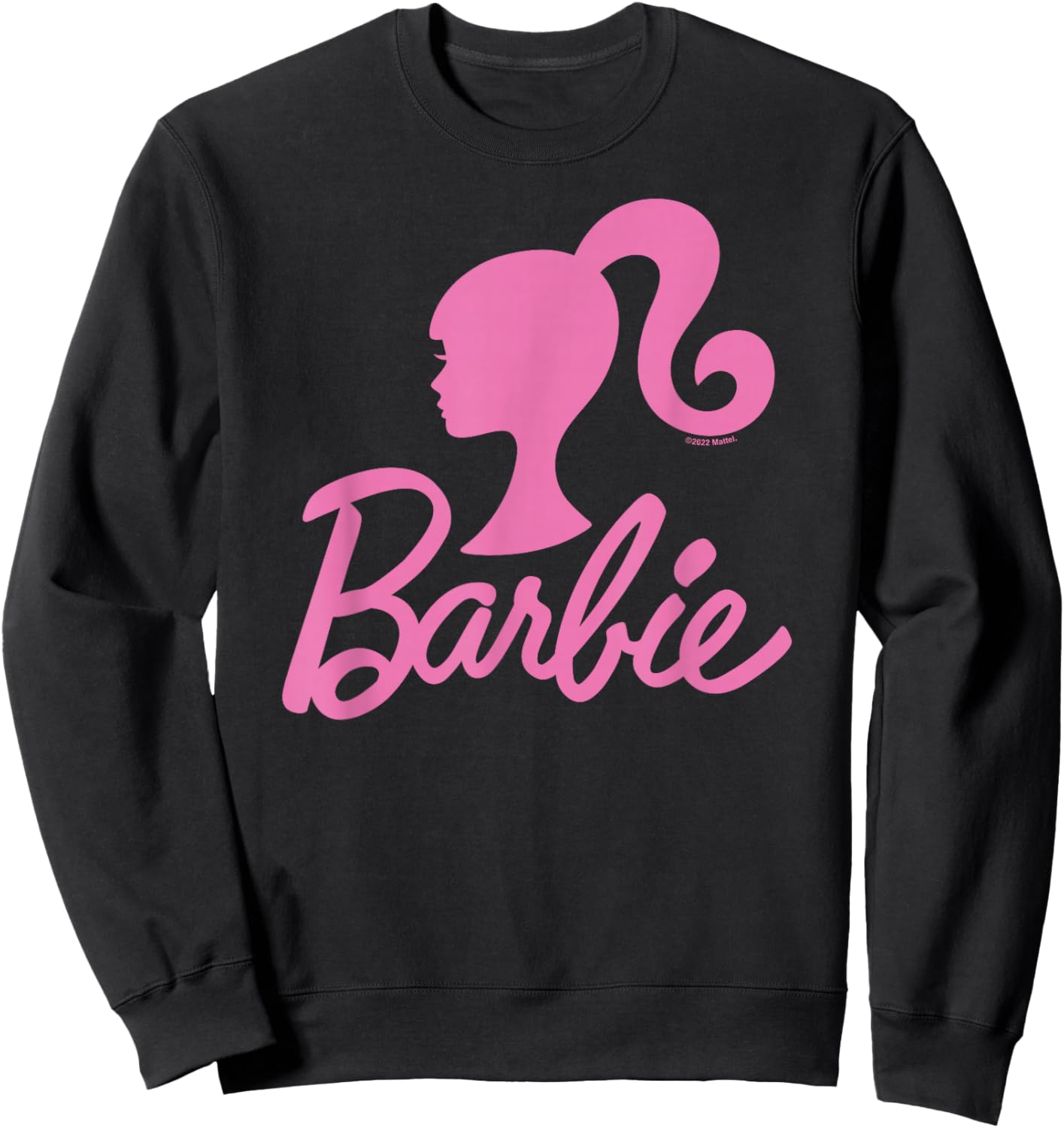 Barbie - Barbie Logo in Pink Sweatshirt - Sweatshirt | Black