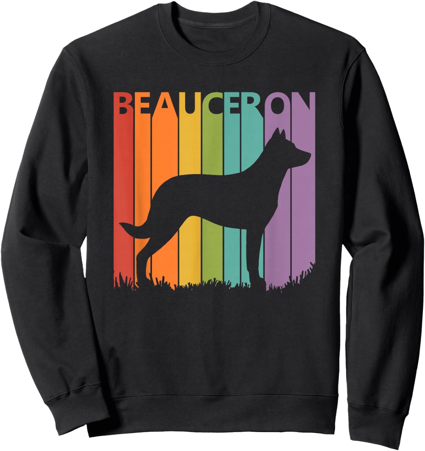 Beauceron Shirt - Funny Dog Lover Gift Sweatshirt - Sweatshirt | Black