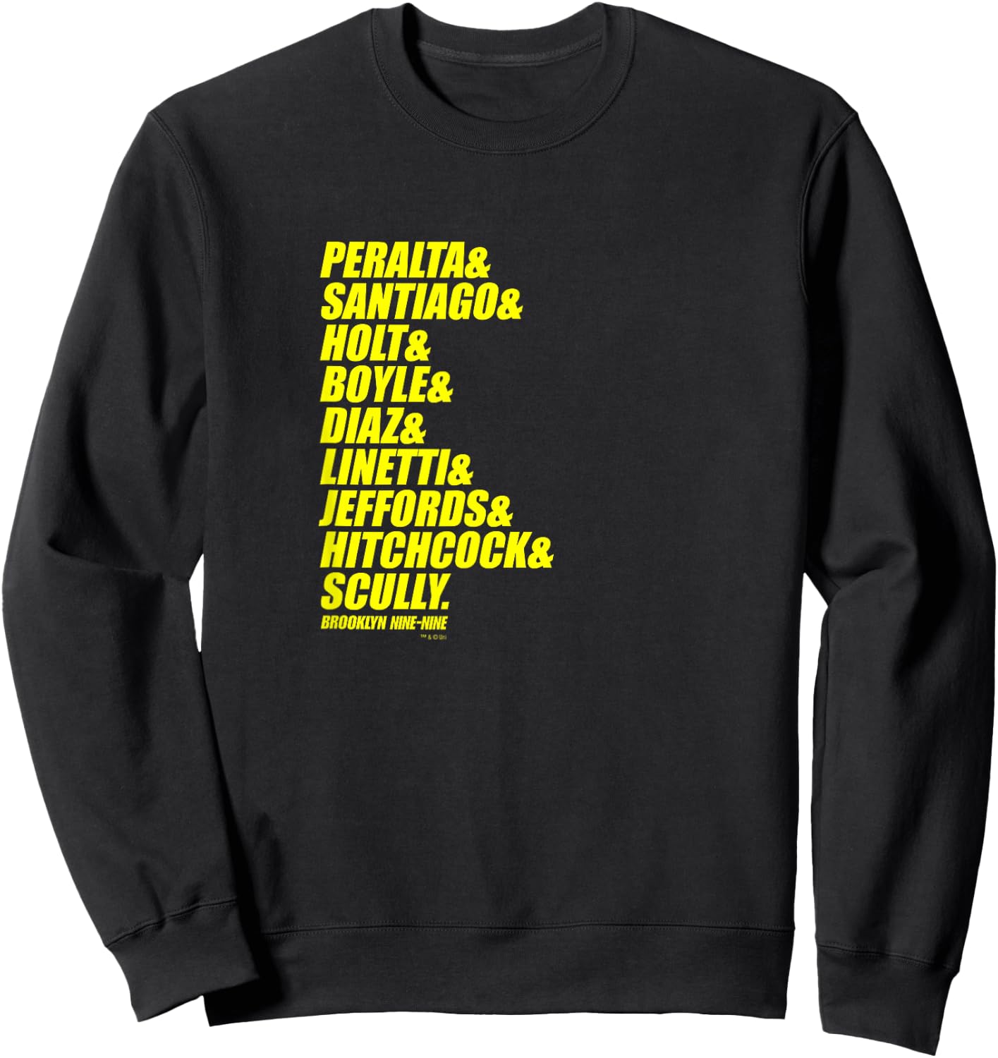 Brooklyn Nine-Nine Ampersand Sweatshirt - Sweatshirt | Black
