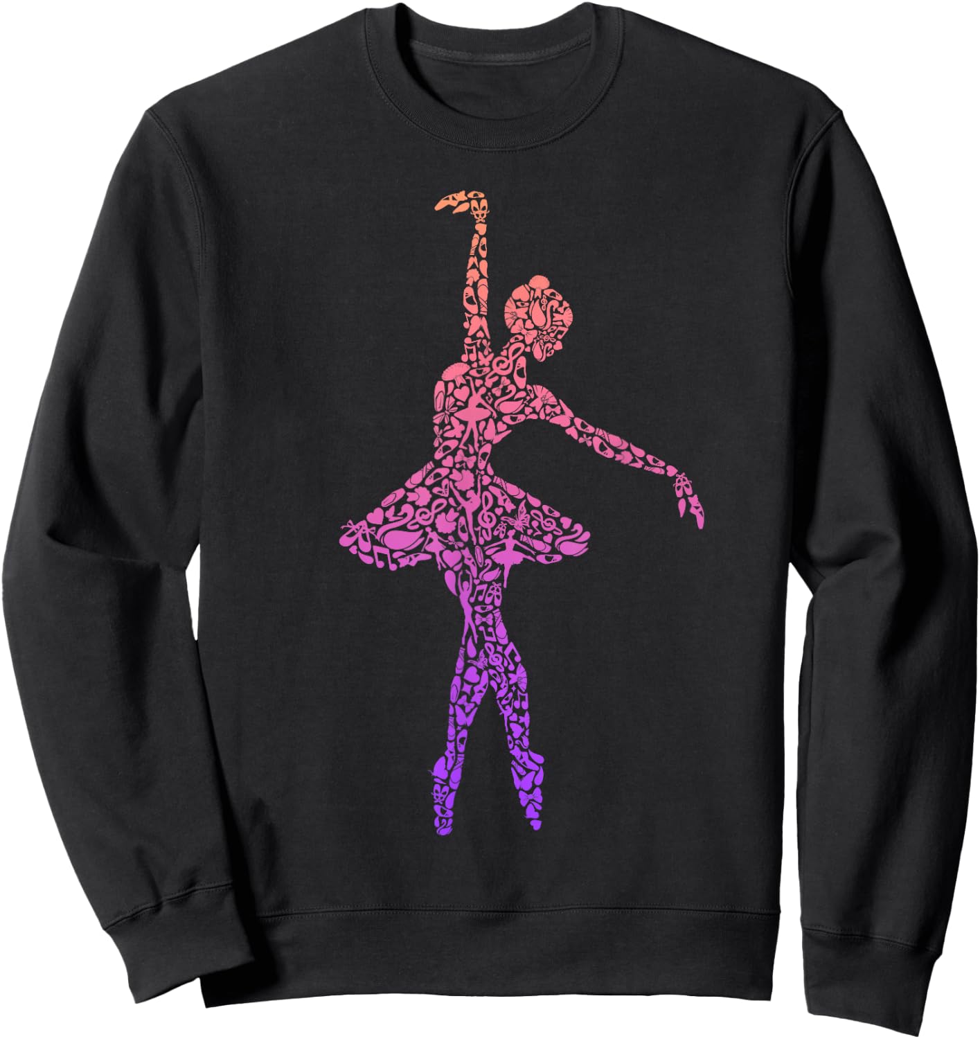 Balletttänzerin Ballerina Tanzen Mädchen Ballett Tänzerin Sweatshirt - Sweatshirt | Black