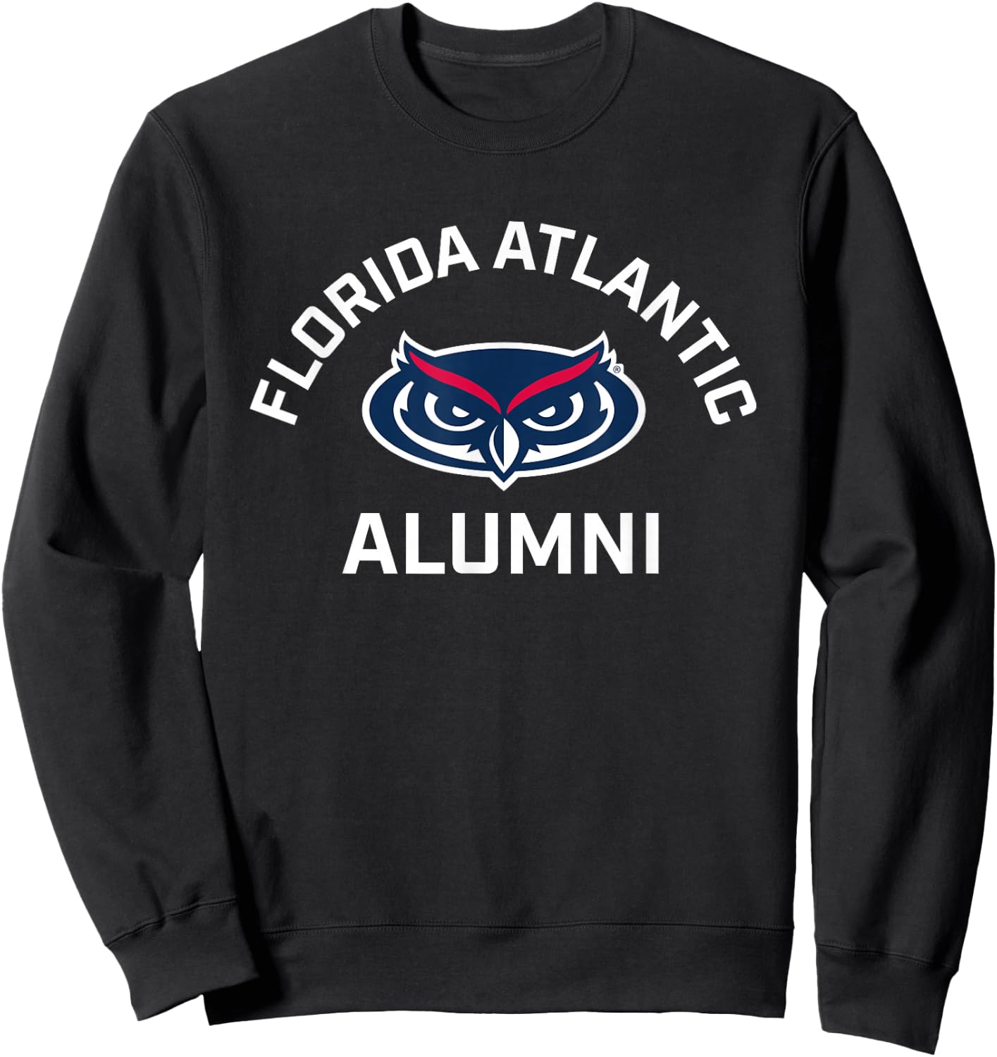 Florida Atlantic University FAU Owls Arched Alumni Sweatshirt - Sweatshirt | Black
