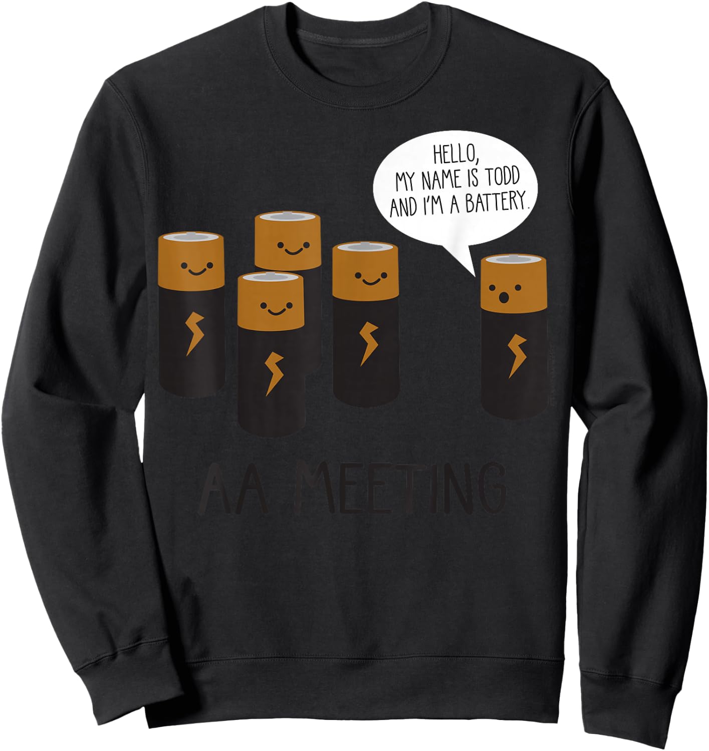 Aa Meeting Sweatshirt - Sweatshirt | Black